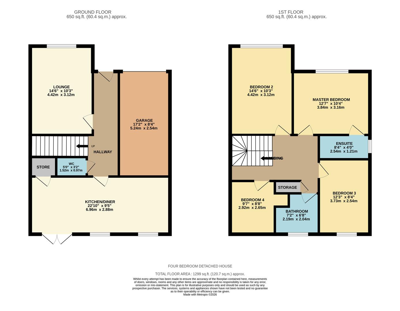 15, Brick Kiln Way, Preston floorplan