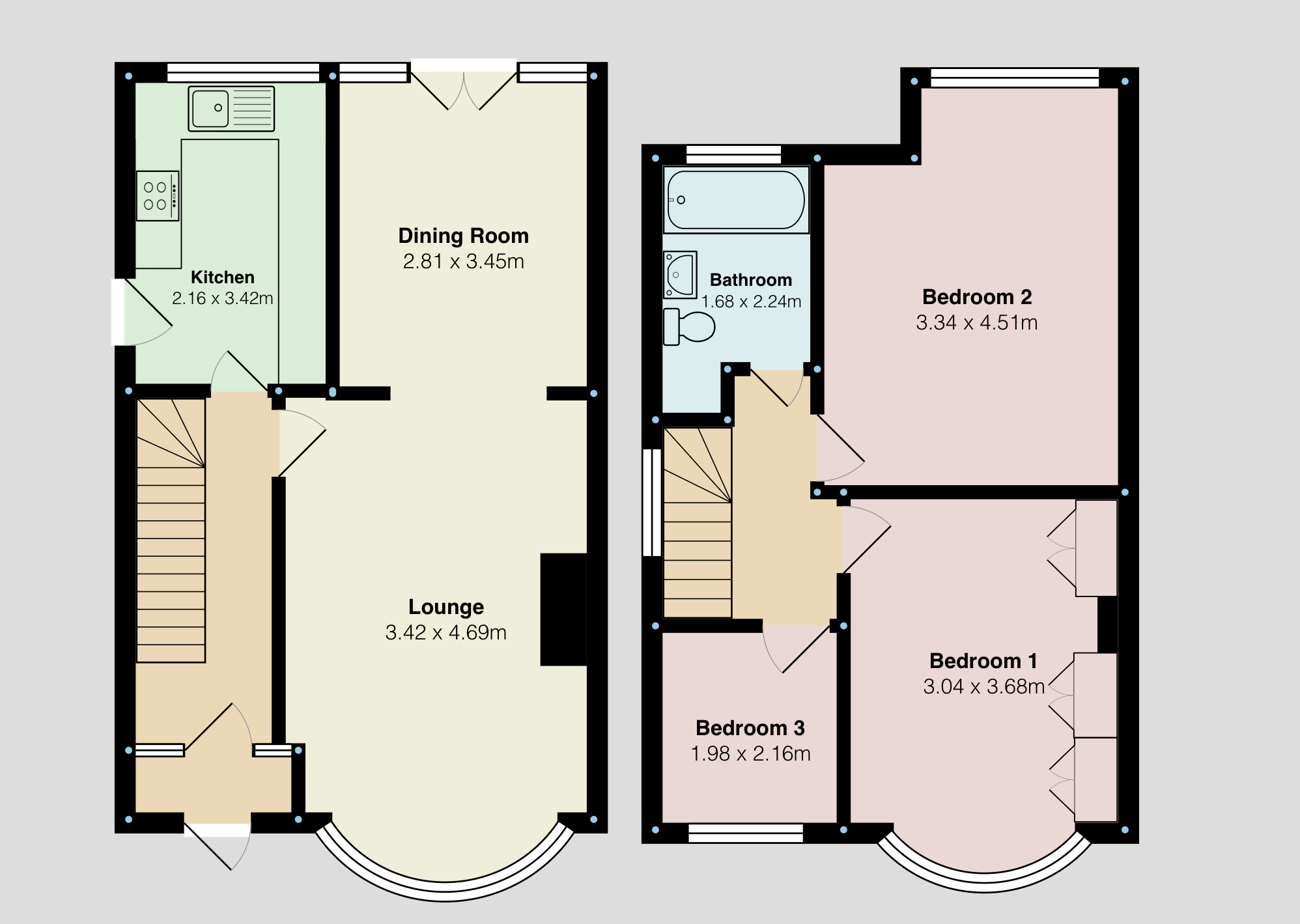 17, Langholm Drive, Birmingham floorplan