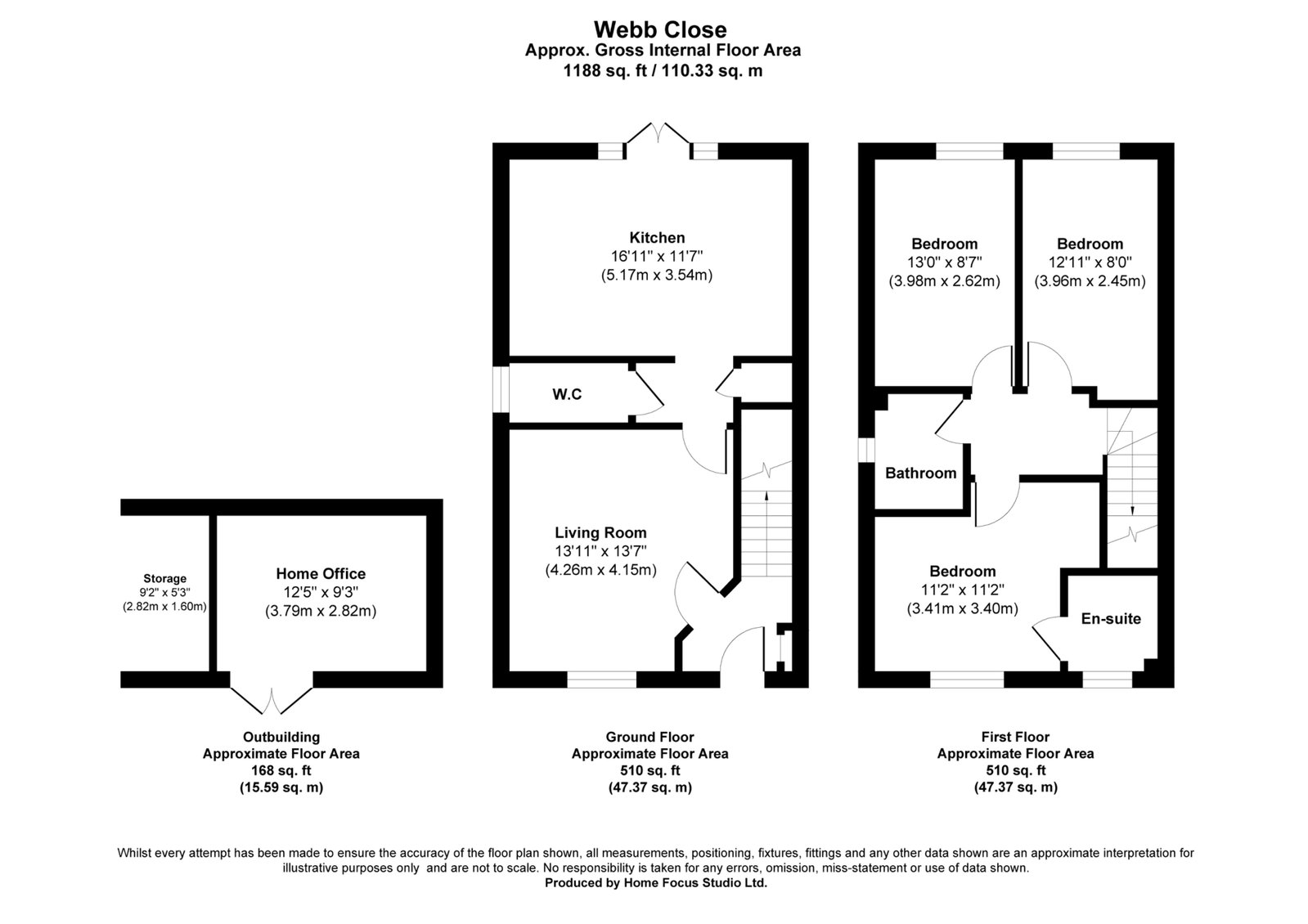 2, Webb Close, Bordon floorplan