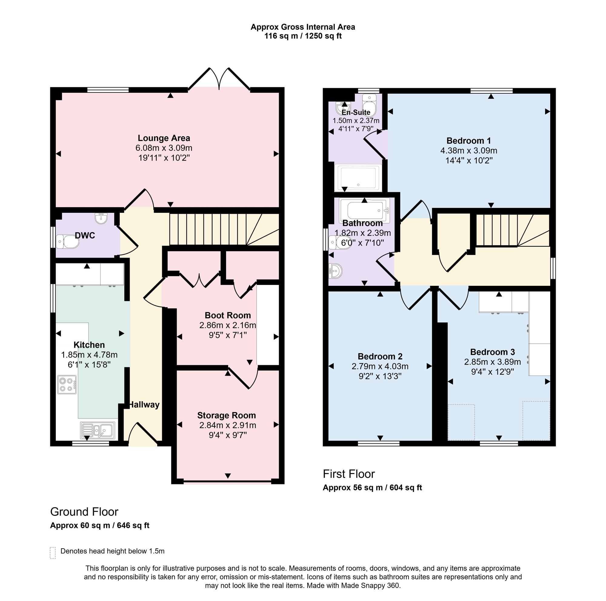 10 Poppy Close, Southampton floorplan