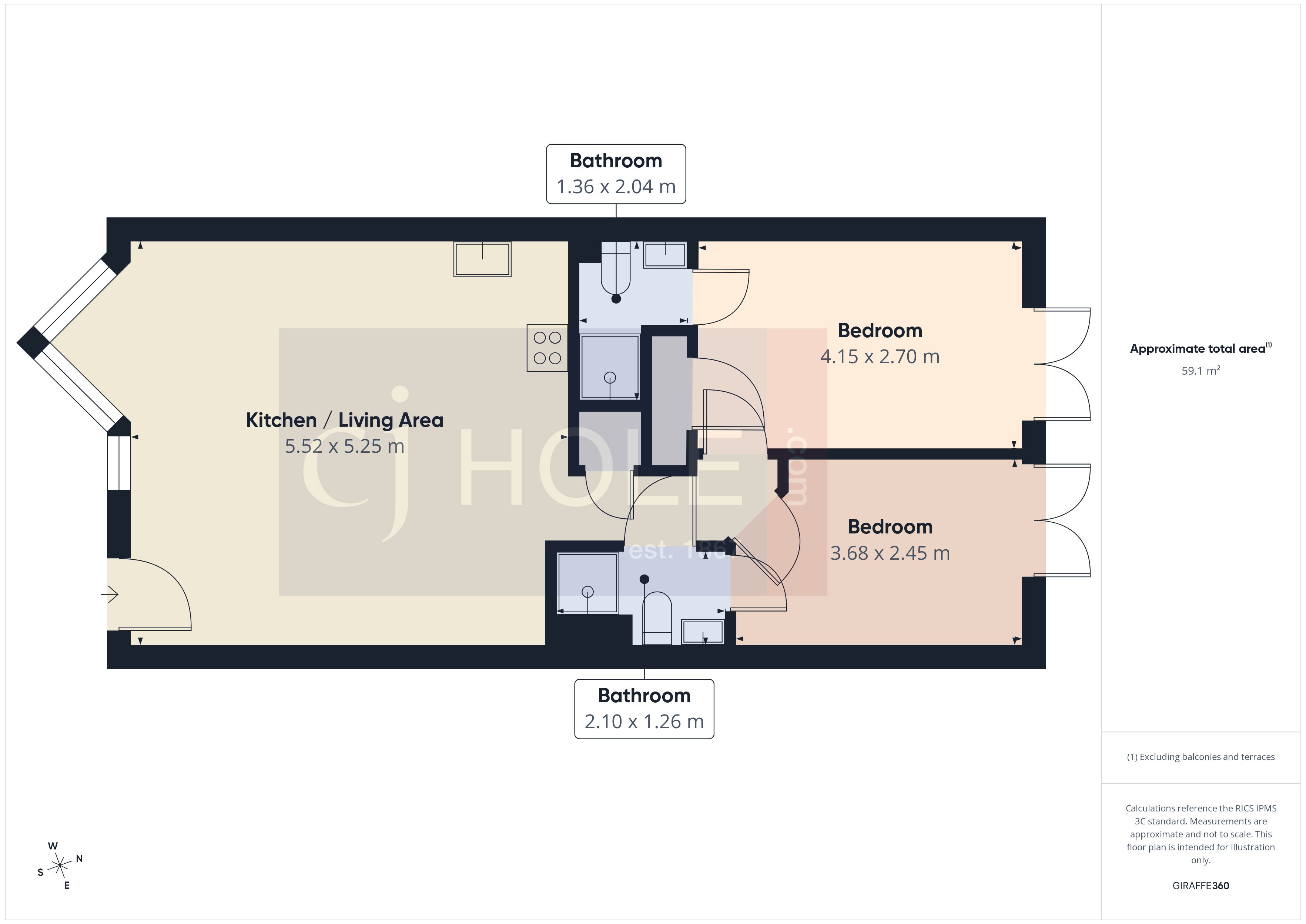 Flat 3, Avon View, Bristol floorplan