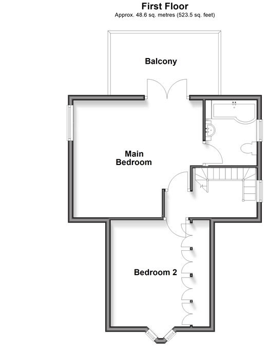 Roderick Avenue, Peacehaven floorplan