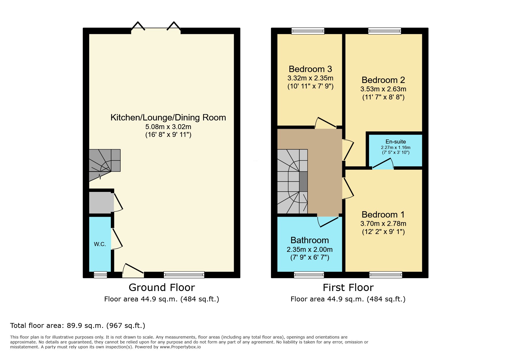 11 Notleyfield Close, Leicester floorplan