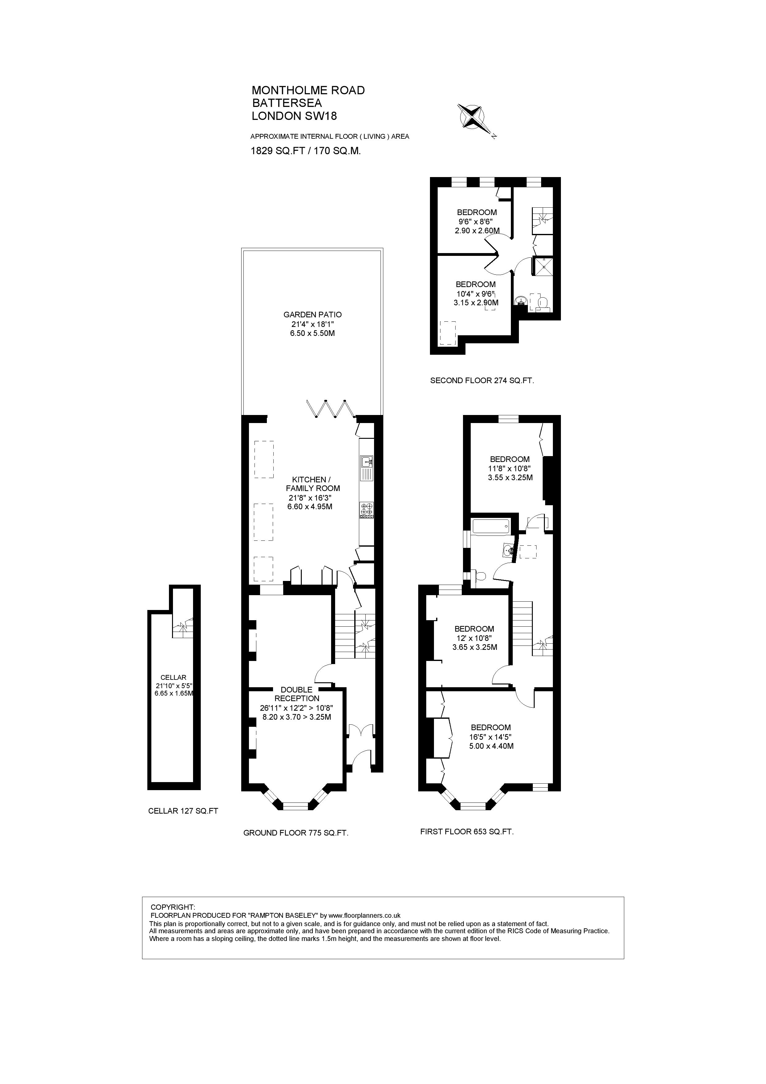 Montholme Road, SW11 floorplan
