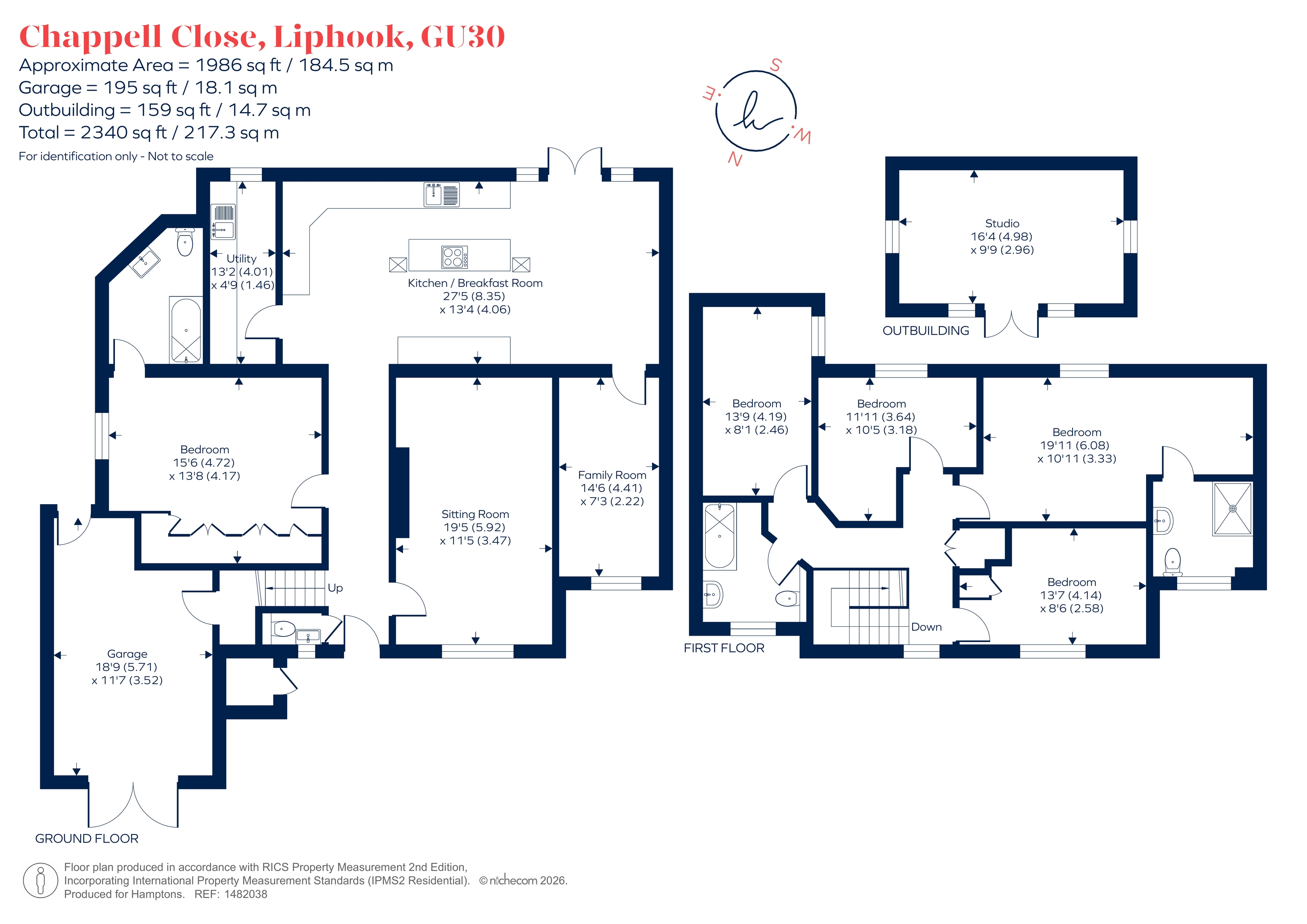 7, Chappell Close, Liphook floorplan