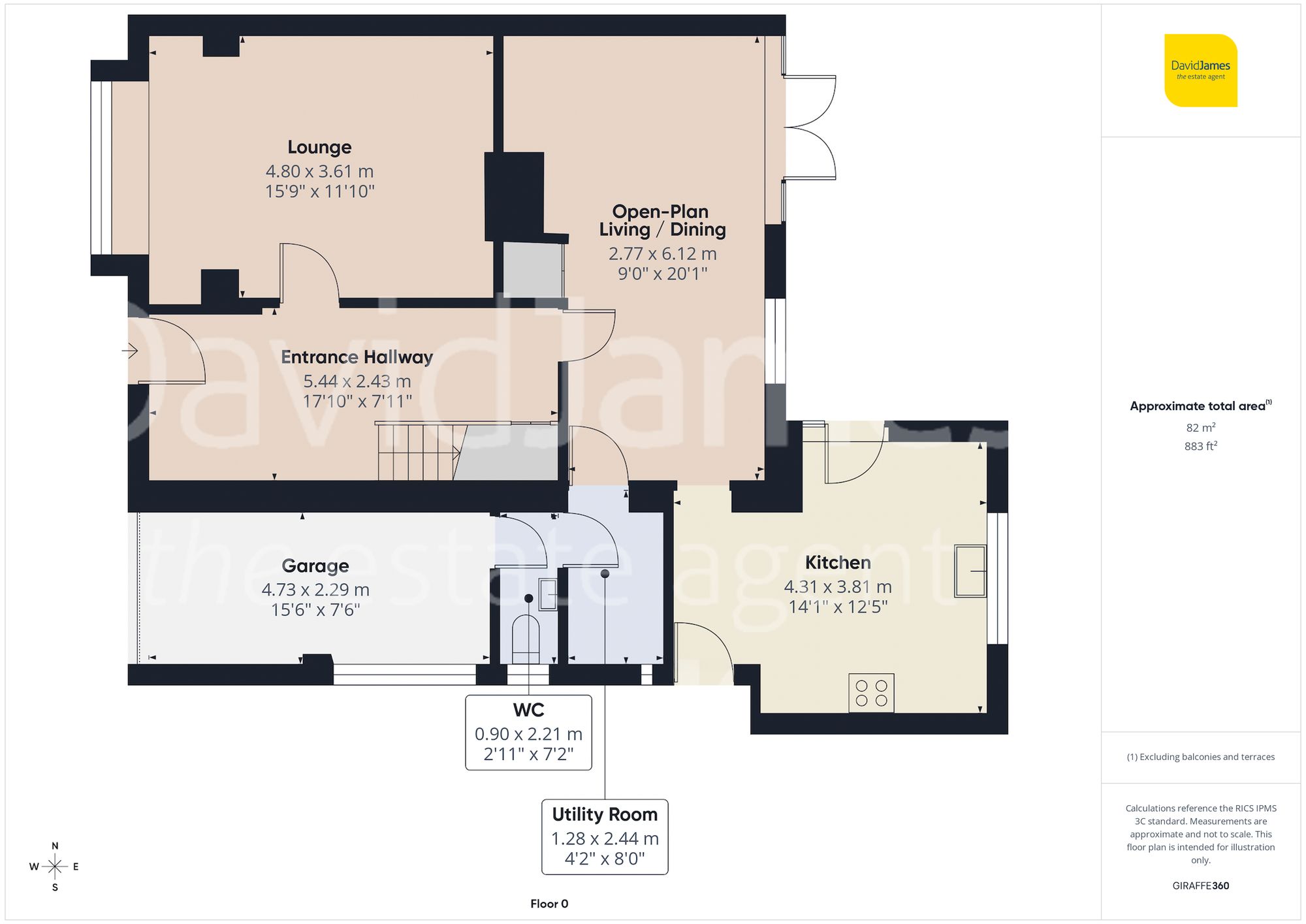 6 Moor Road, Nottingham floorplan