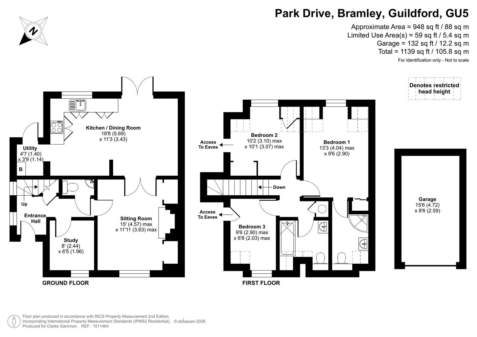 9, Park Drive, Guildford floorplan