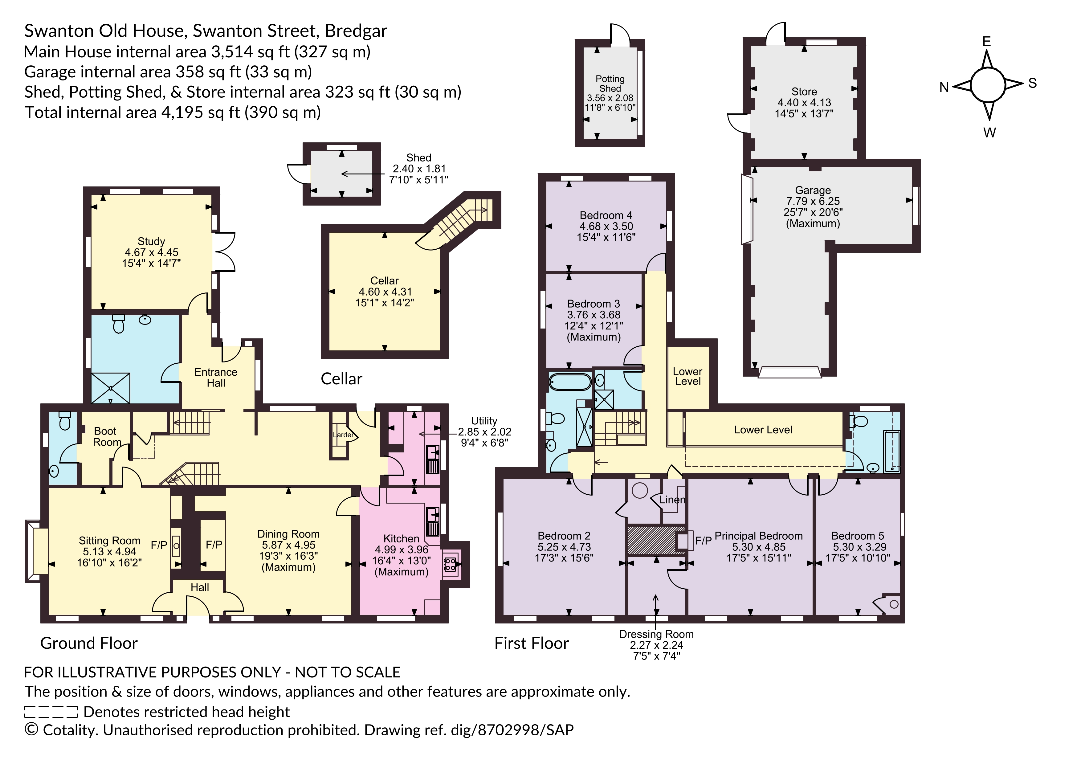 Swanton Old House,, Swanton Street, Kent floorplan