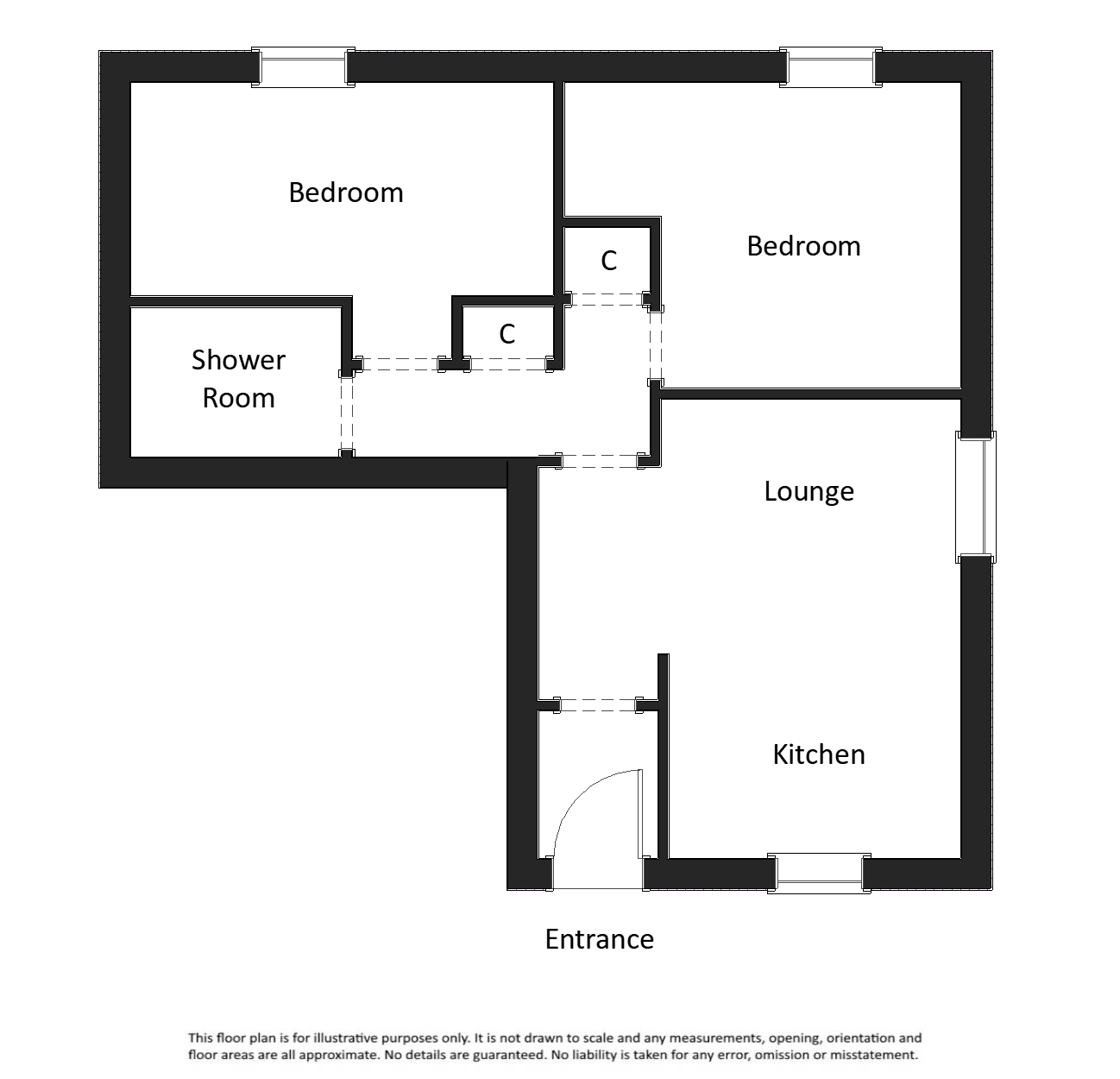 Ground Floor, 70, Brown Street, Dundee floorplan