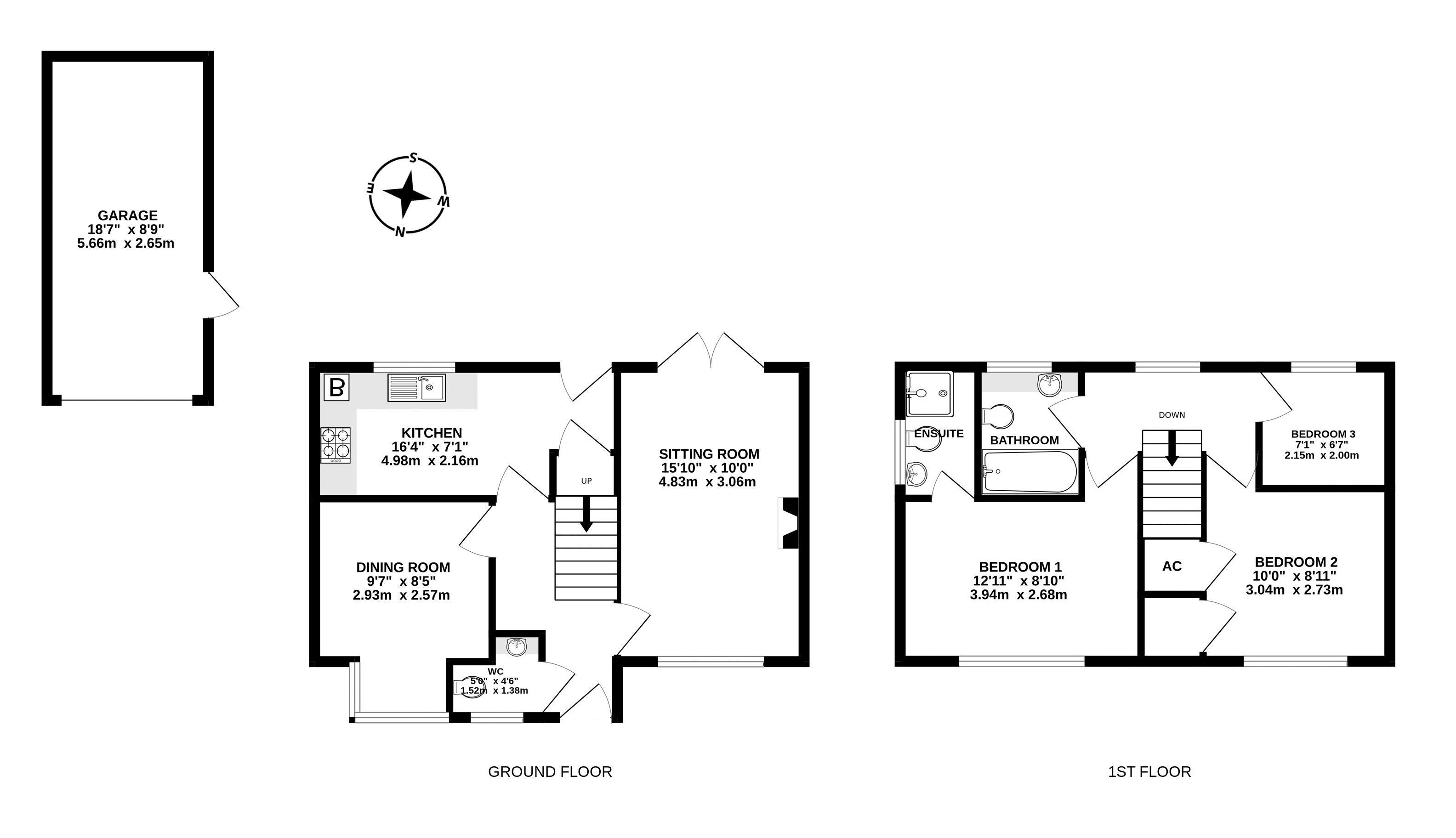 12, Cavalier Close, Bridgwater floorplan
