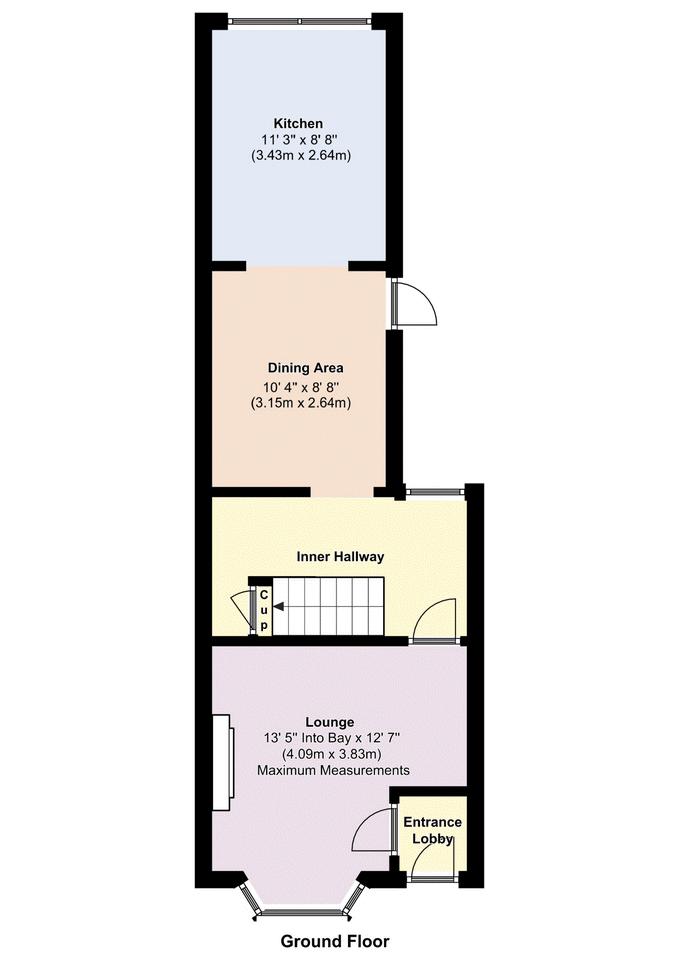 Bevis Road, Portsmouth PO2, 2 bedroom terraced house for sale