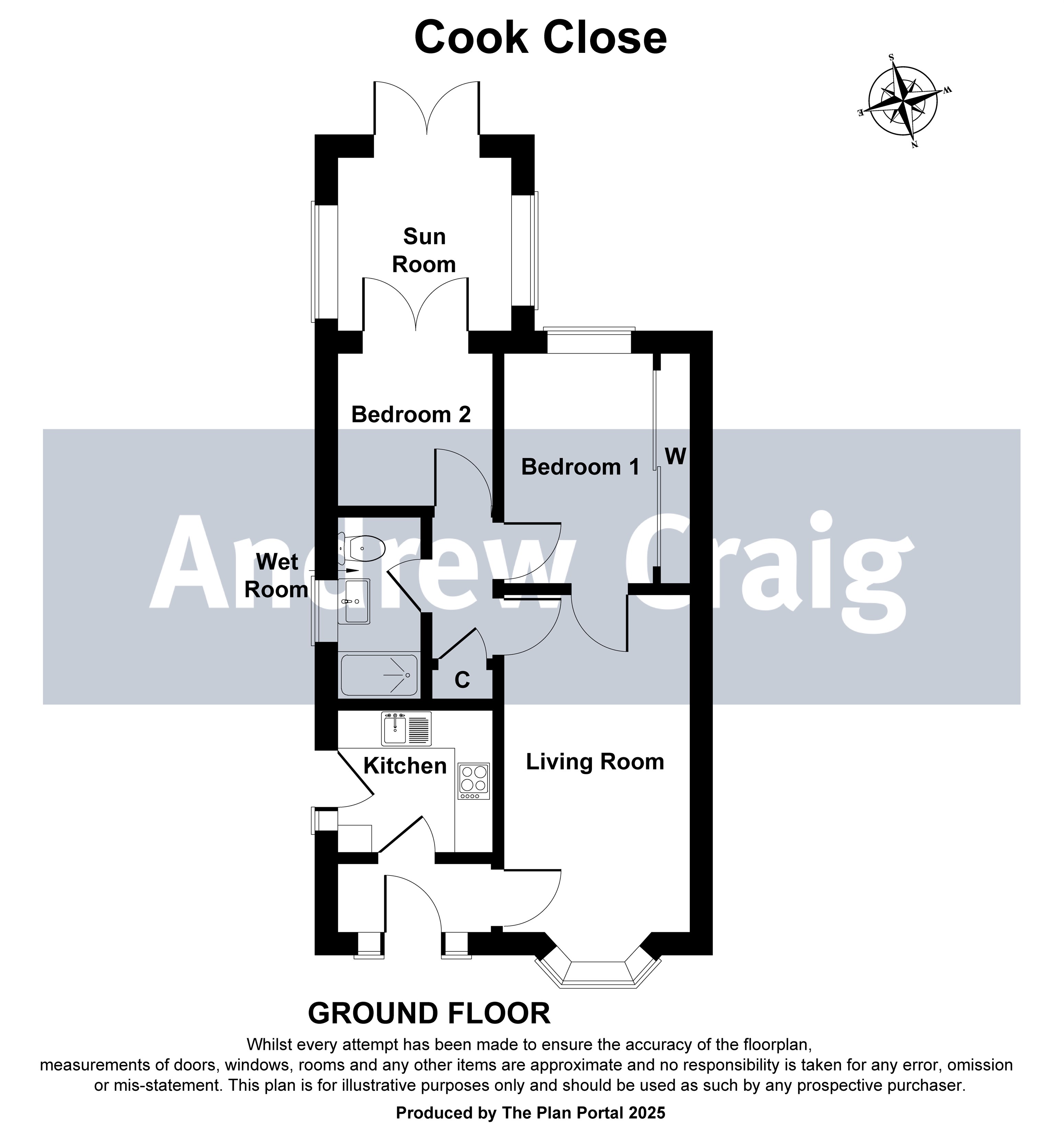 17 Cook Close, South Shields floorplan