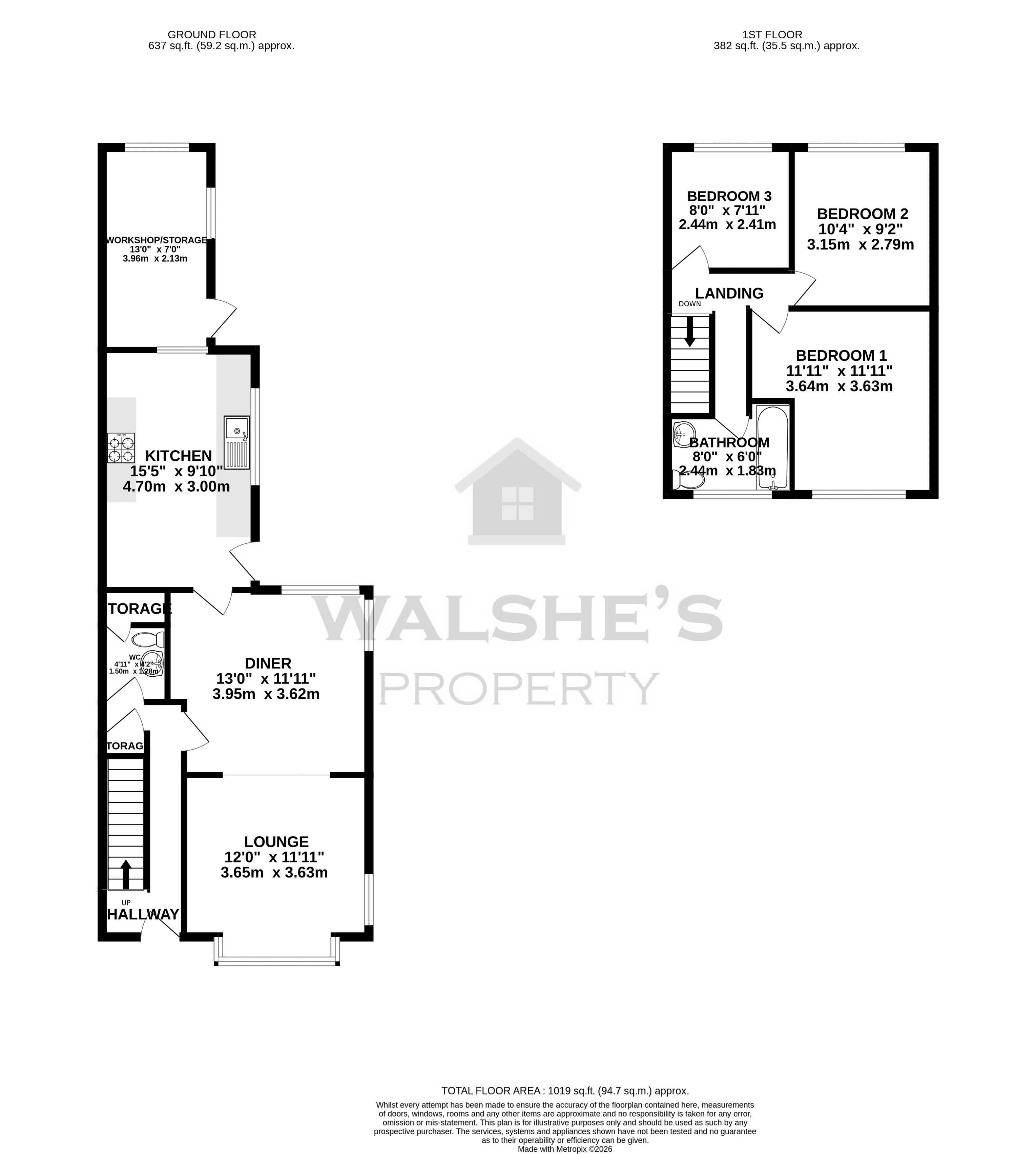 6, Cross Slack, Scunthorpe floorplan