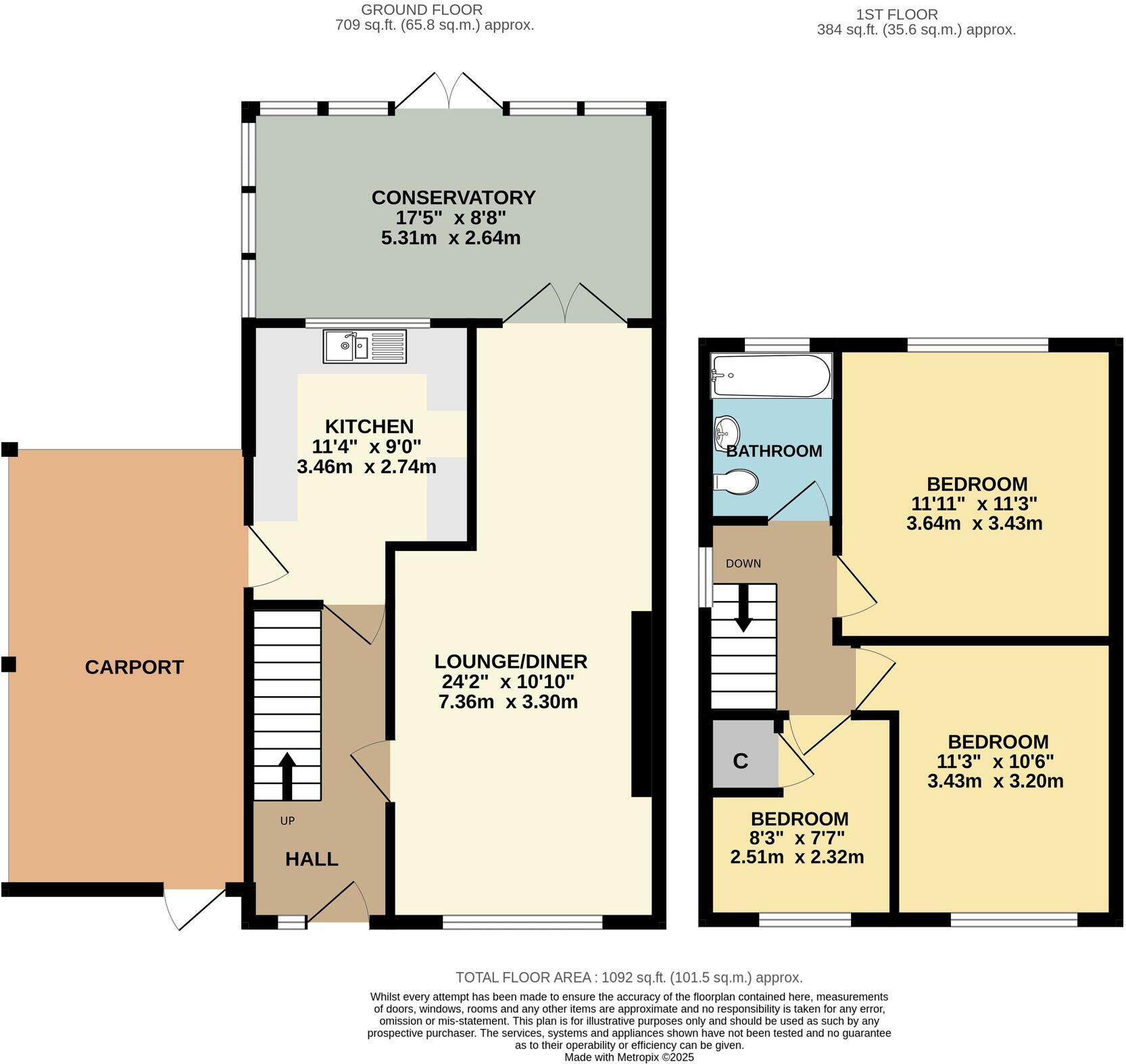 1, Painswick Close, Southampton floorplan