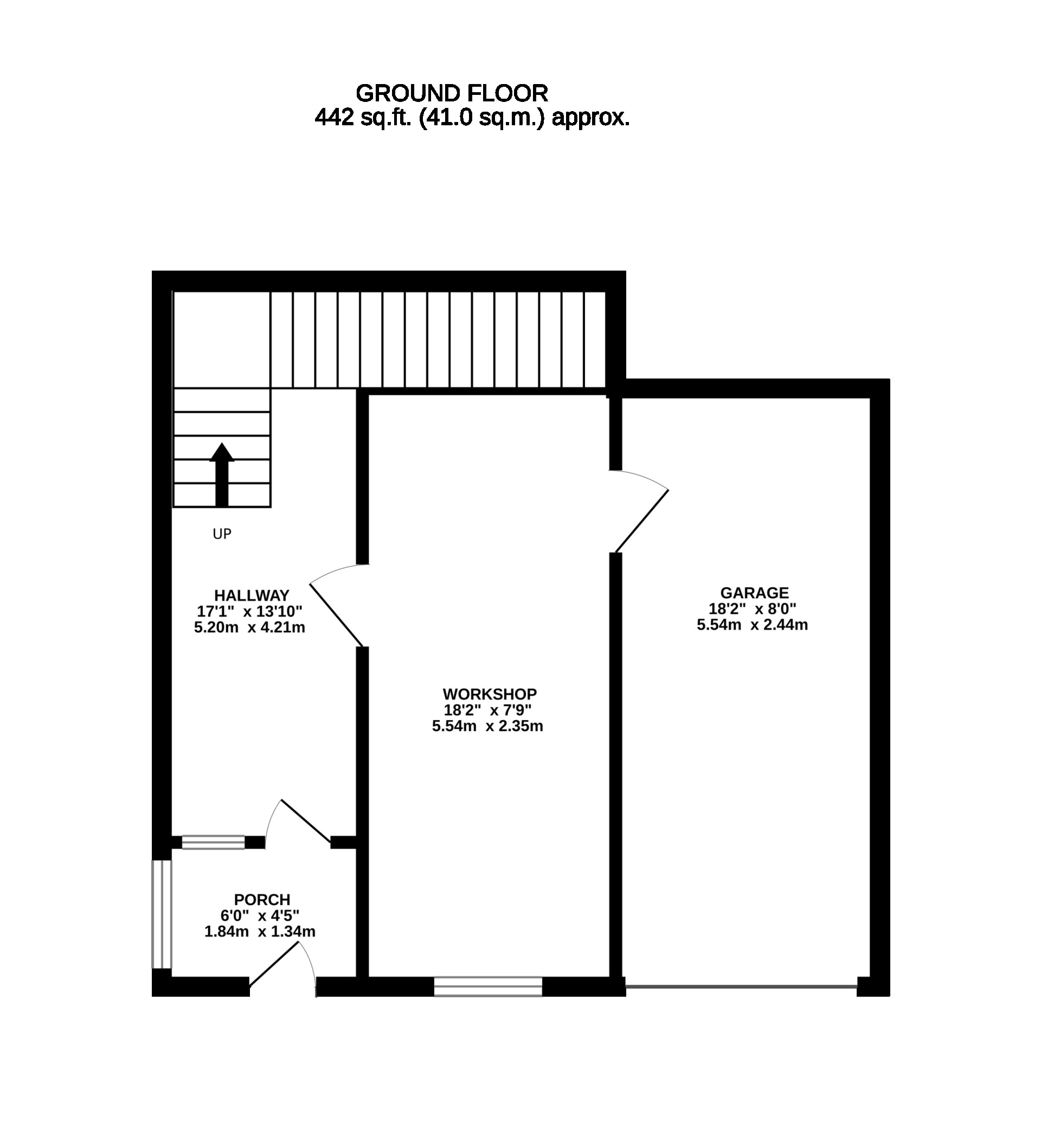 Wesley Manse,The Crescent, Ramsey floorplan