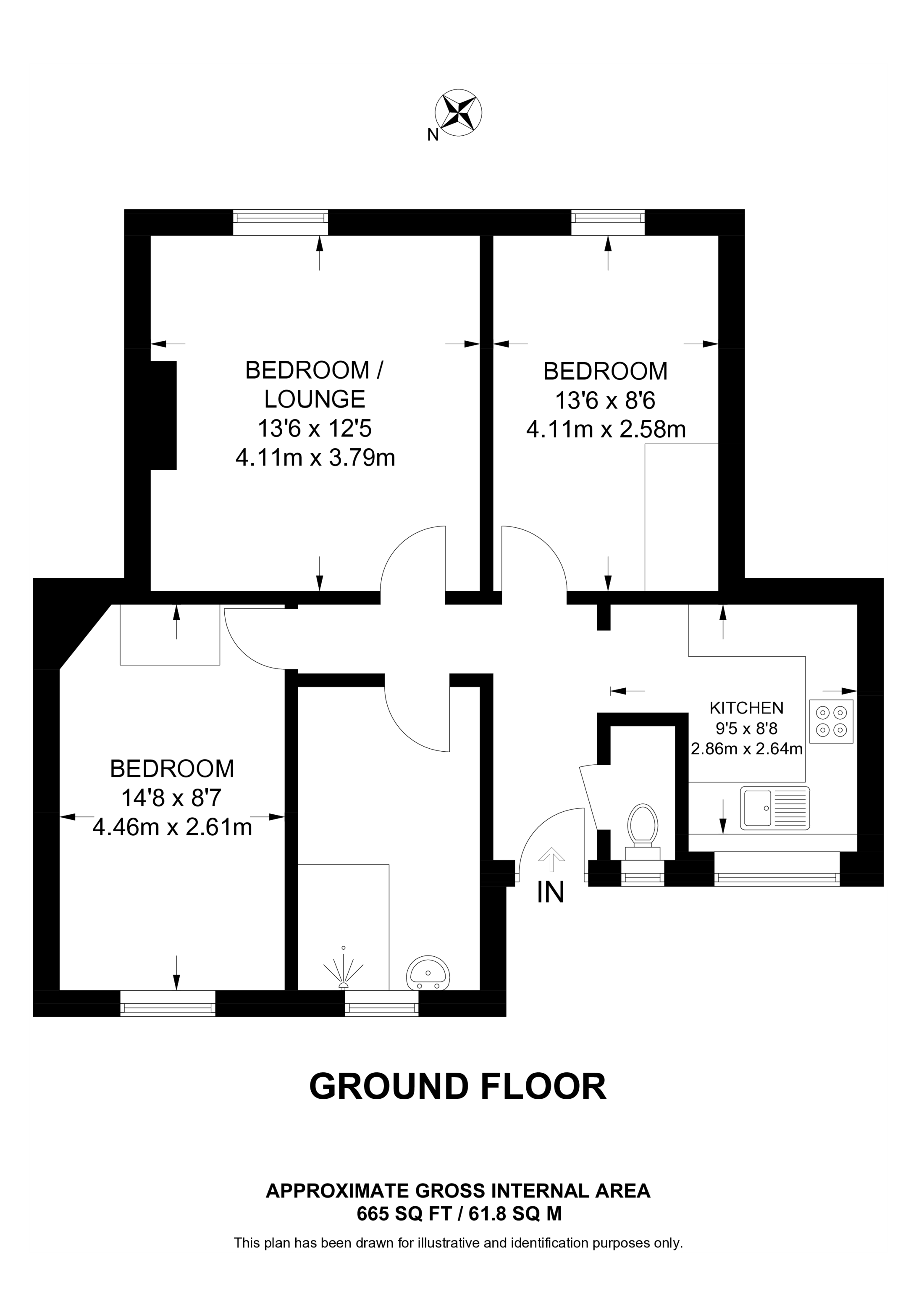 Moneyer House, Hackney floorplan