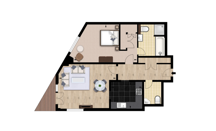 39,Apartment 14, Westferry Circus, London floorplan