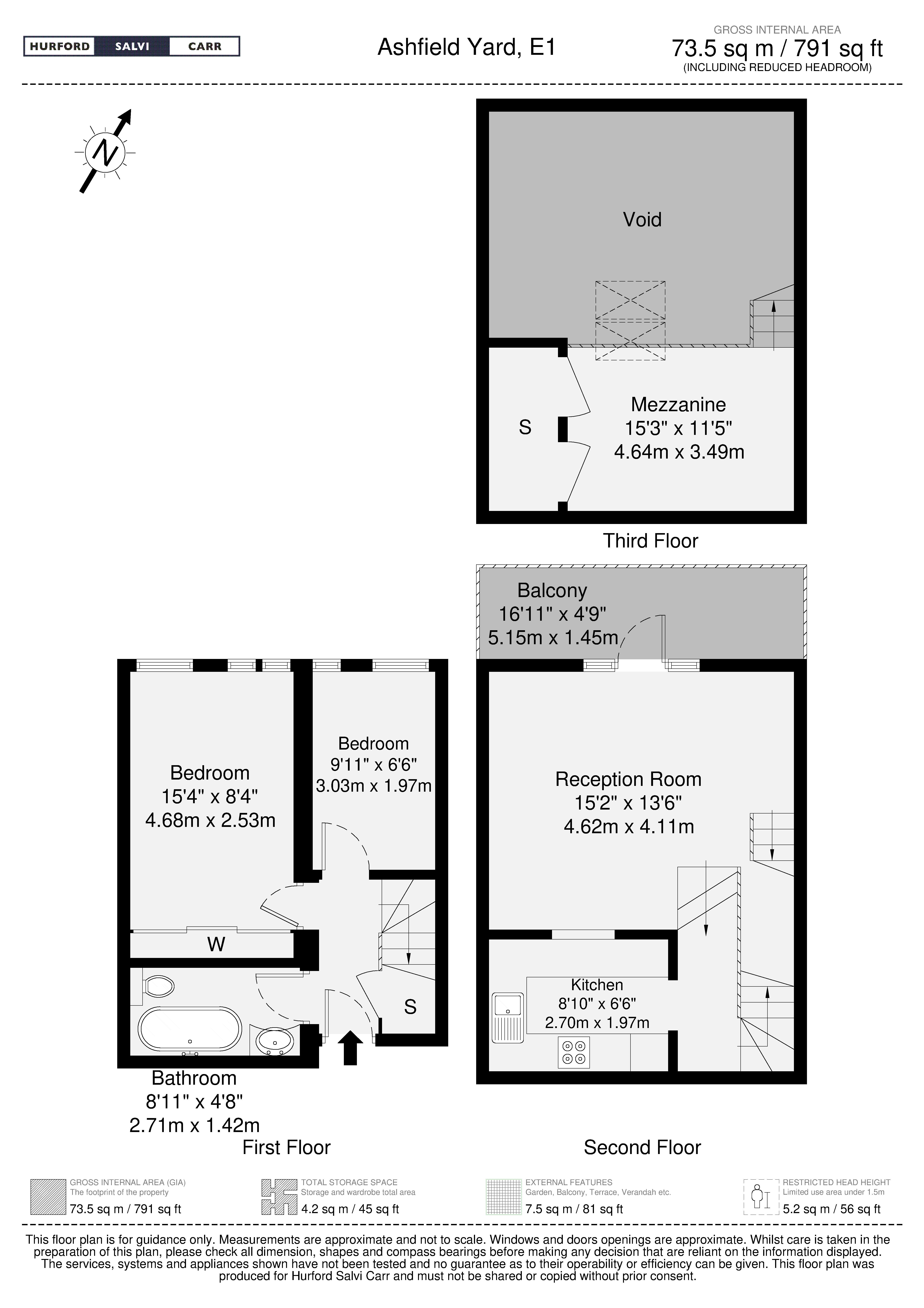 3 Ashfield Yard, 121-123, Ashfield Street, London floorplan