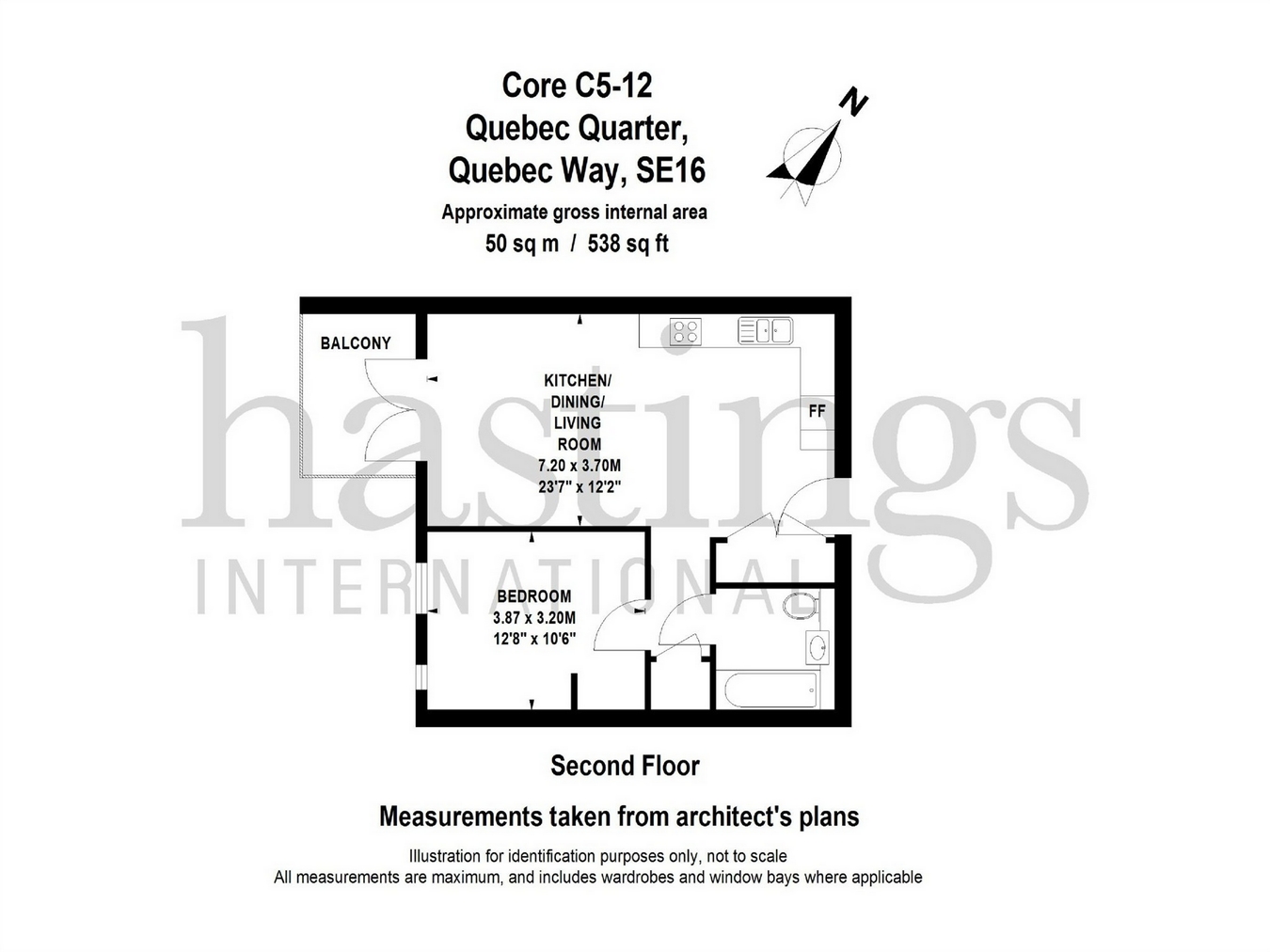 1 Bedrooms Flat to rent in Hornbeam House, 22 Quebec Way, Canada Water SE16