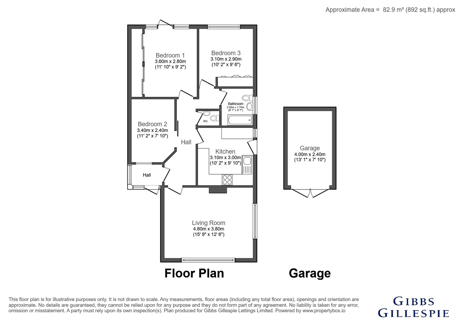 11, Woodford Crescent, Pinner floorplan
