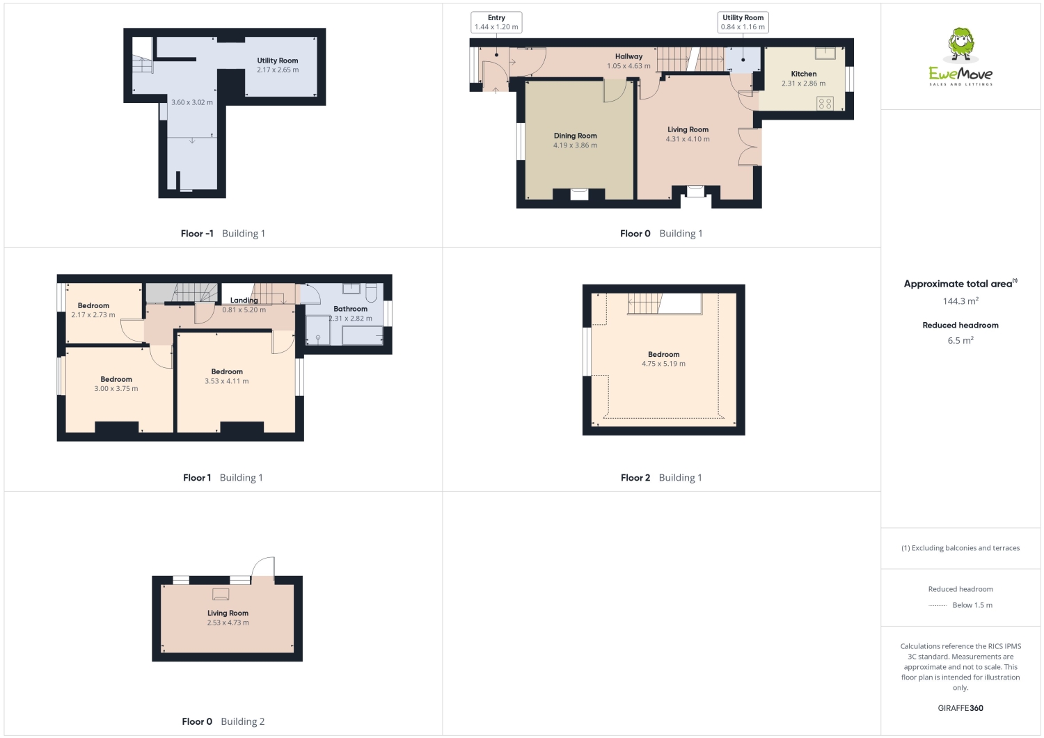 CLEVELAND ROAD, HUDDERSFIELD floorplan