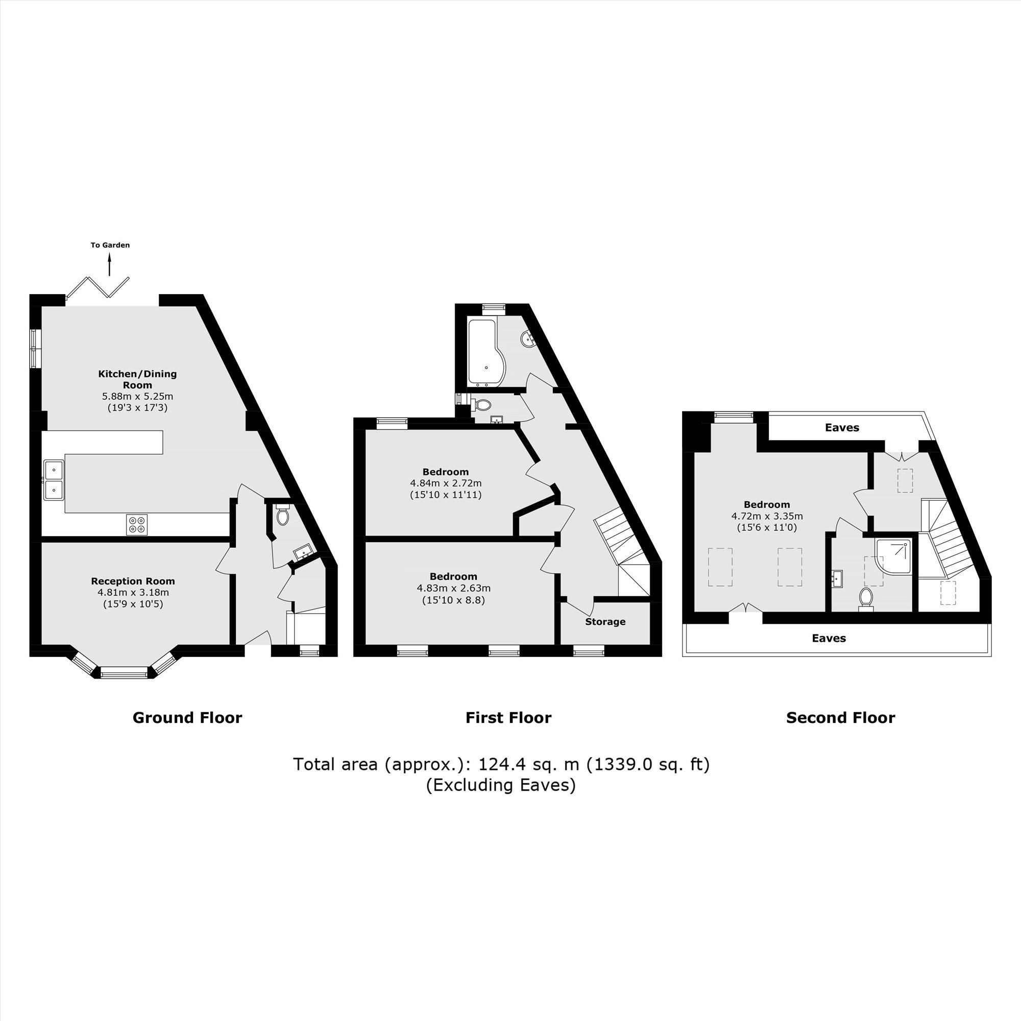 2H, Eardley Road, London floorplan