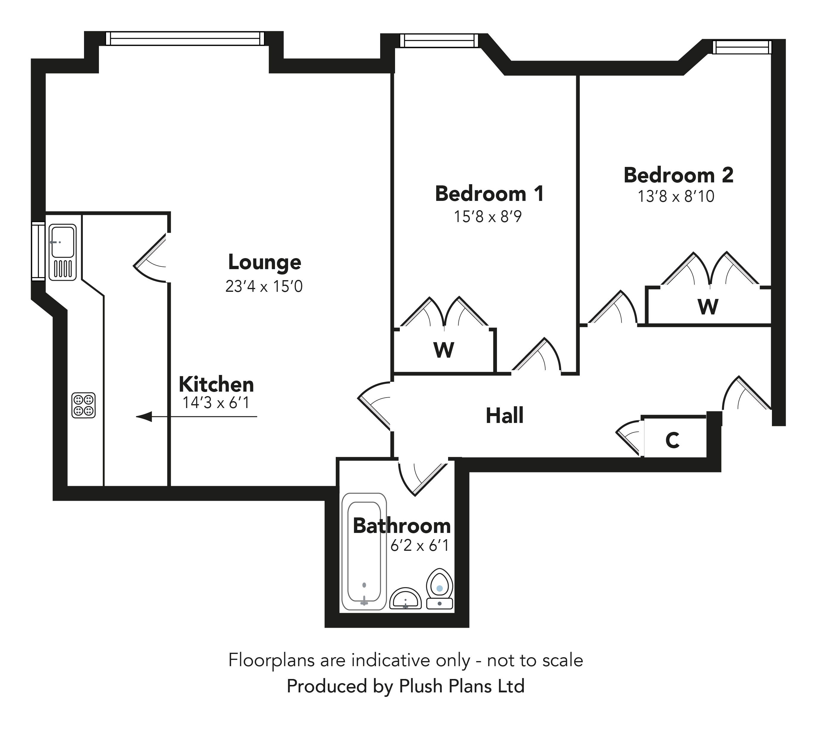 2 Bedrooms Flat for sale in Flat 7, 62, Oakshaw Street West, Paisley PA1