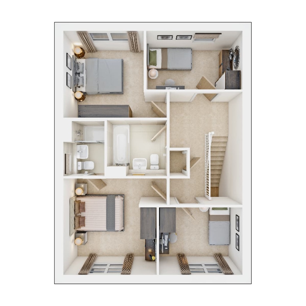 The Colford - Plot 681, Burleyfields, Martin Drive, Stafford floorplan