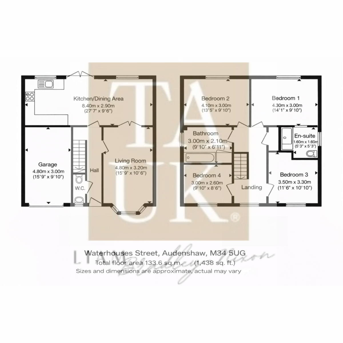 119, Waterhouses Street, Manchester floorplan