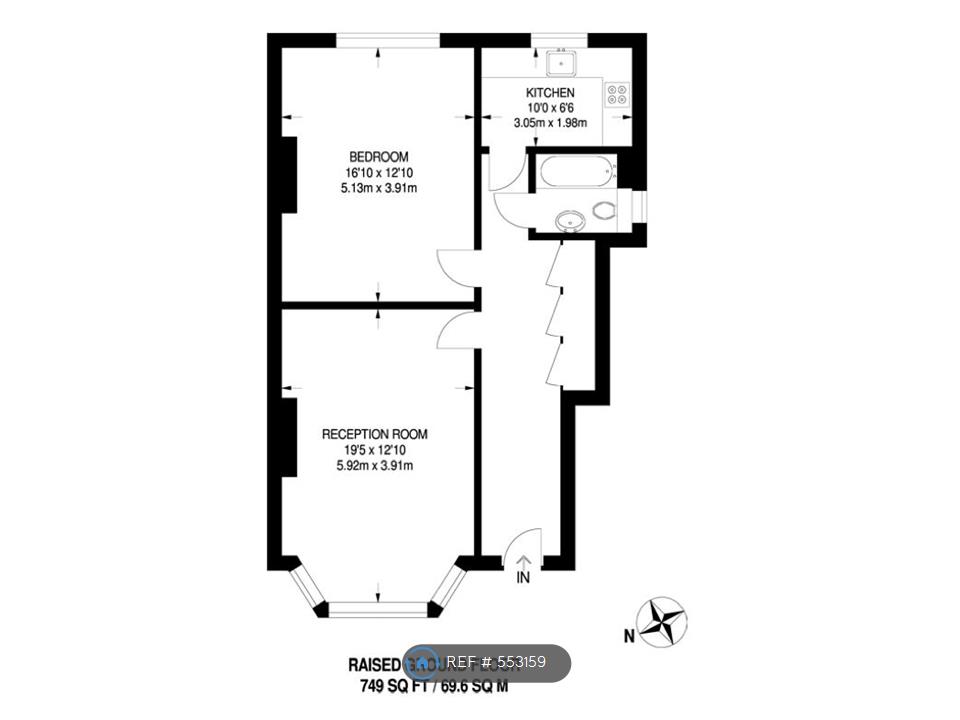 1 Bedrooms Flat to rent in Streatham, London SW16