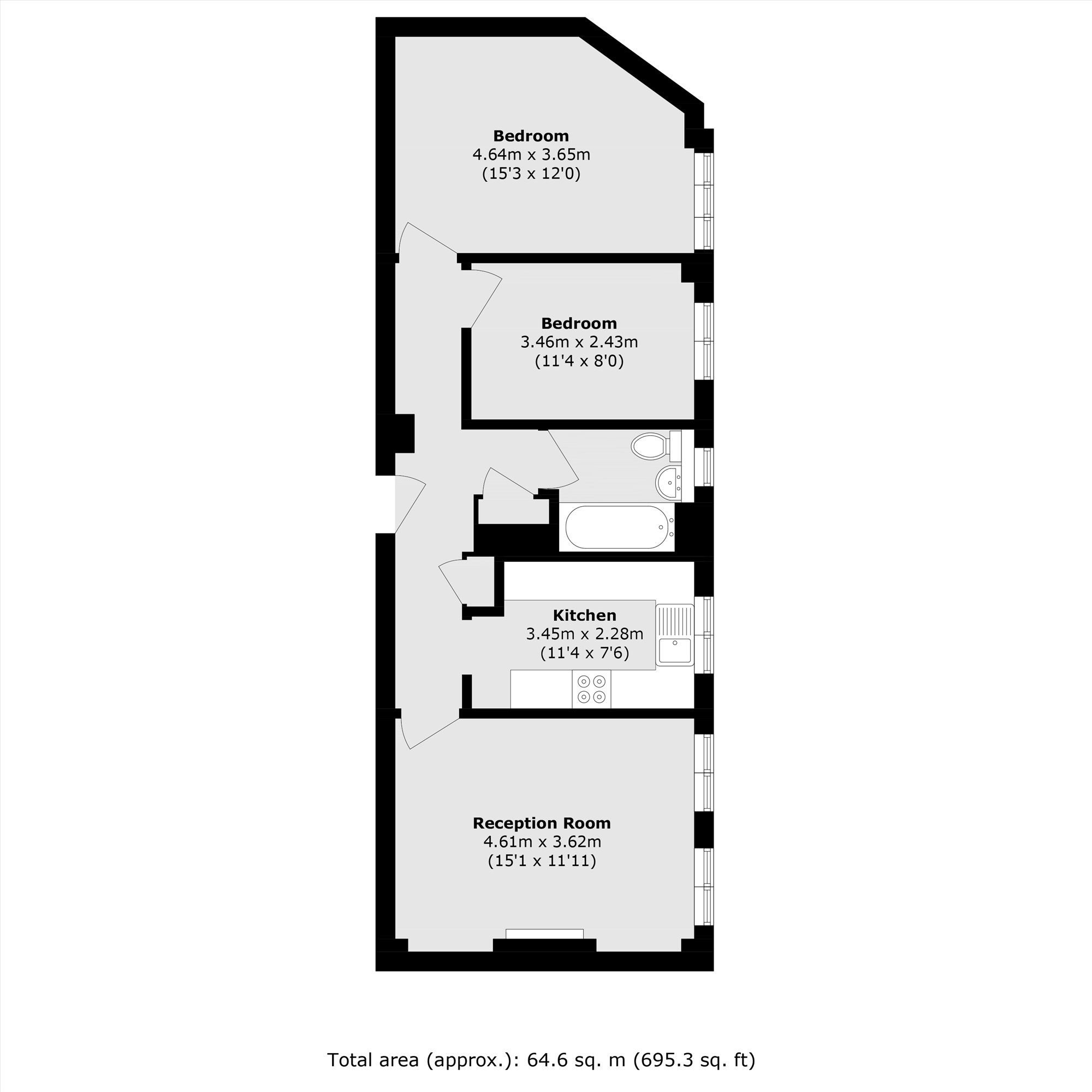 29 Stamford Court, Goldhawk Road, London floorplan