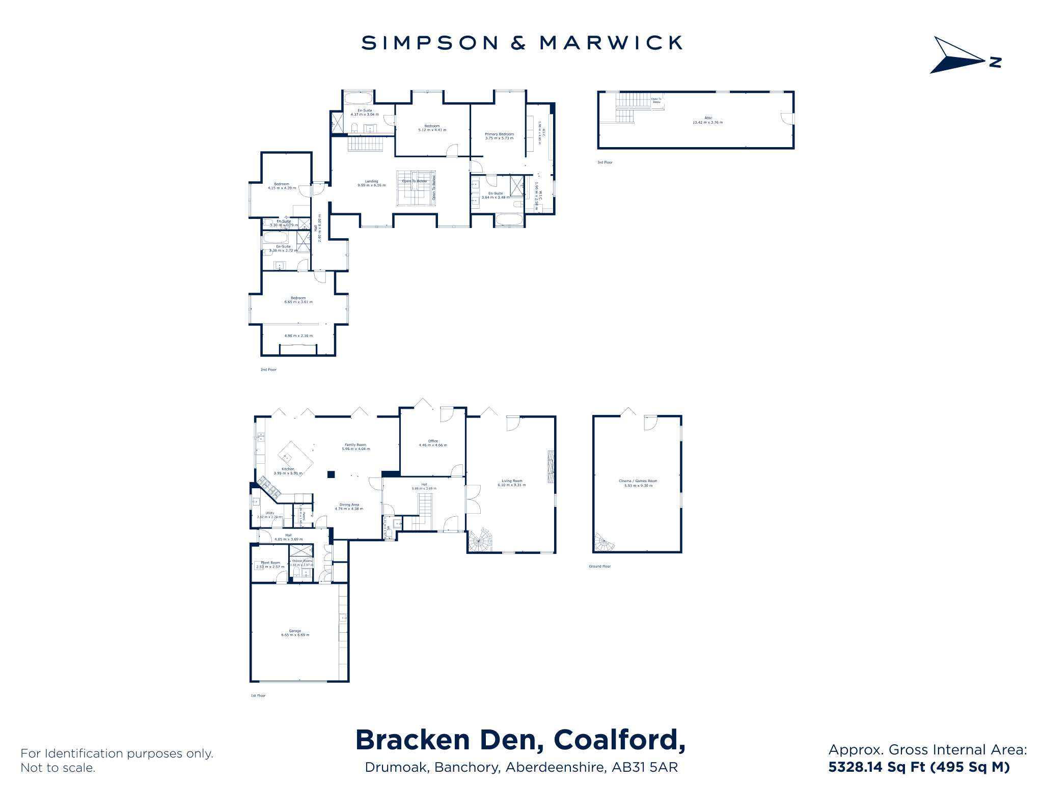 4 bed detached house for sale in Aberdeenshire AB31 – £769,000