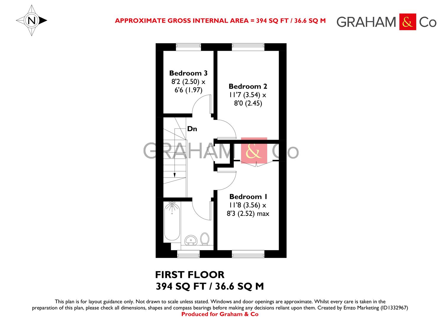 10, Marsden Court, Whitchurch floorplan