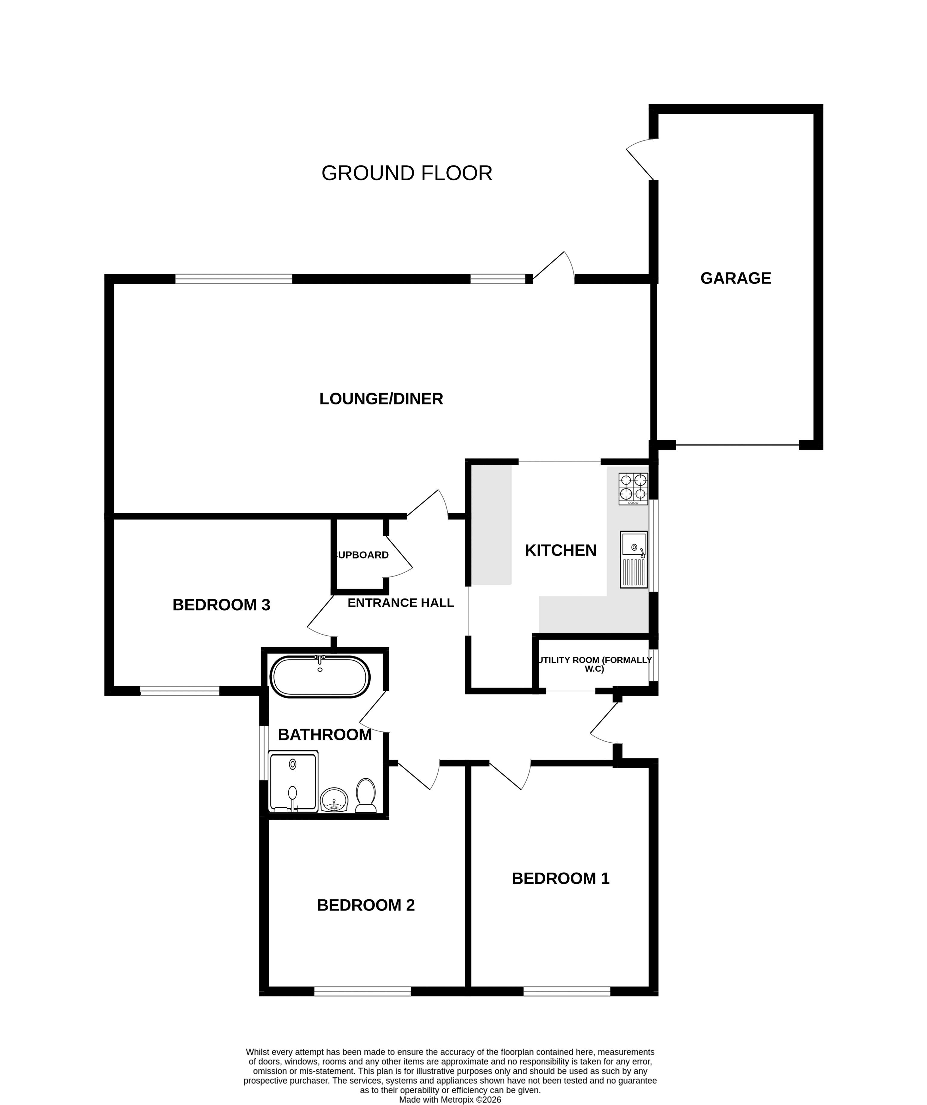 197, Greenfield Crescent, Cowplain floorplan