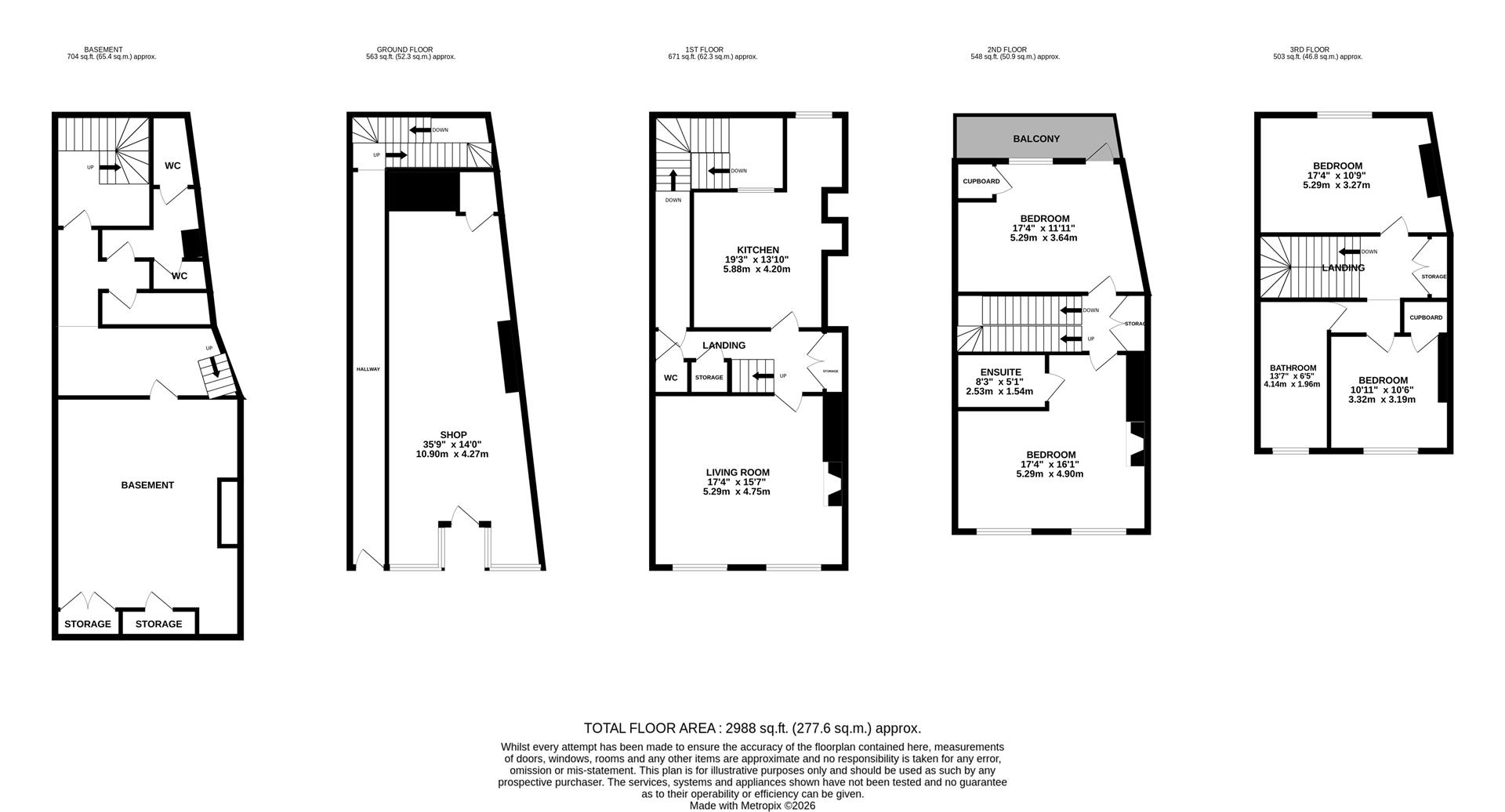 58, High Street, Hastings floorplan