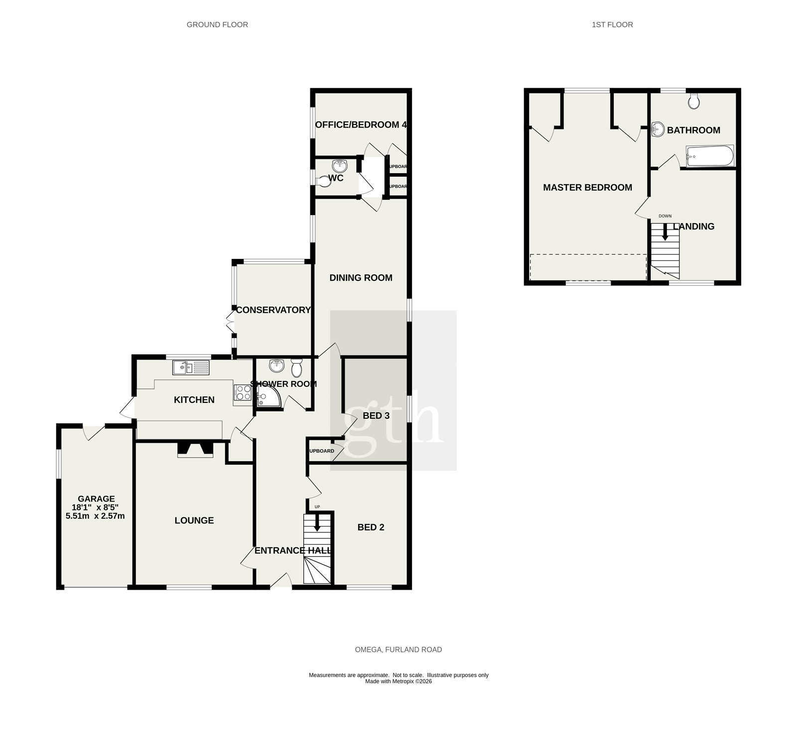Furland Road, Somerset floorplan