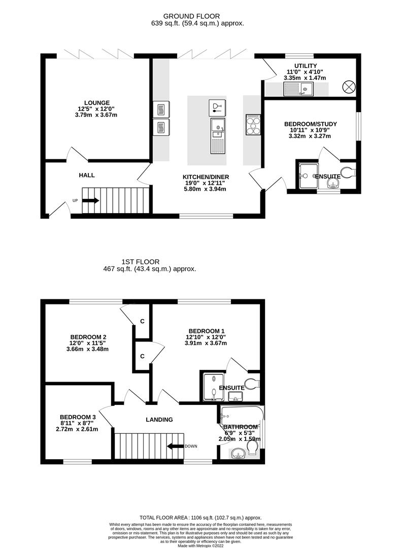 New Stowey Farmhouse, Bridgwater floorplan