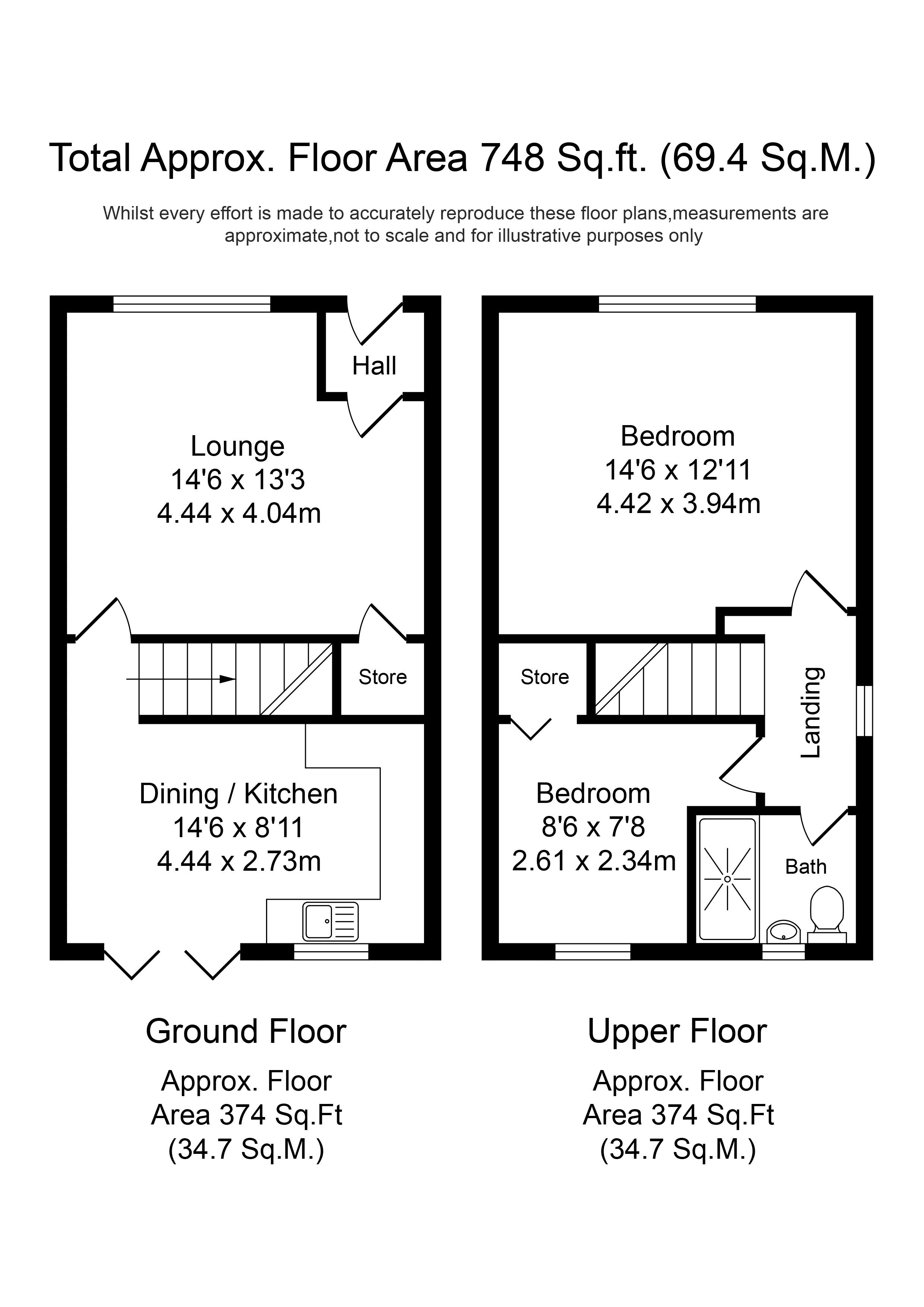 Whitefield Drive, Kirkby, Liverpool L32, 2 bedroom semidetached house