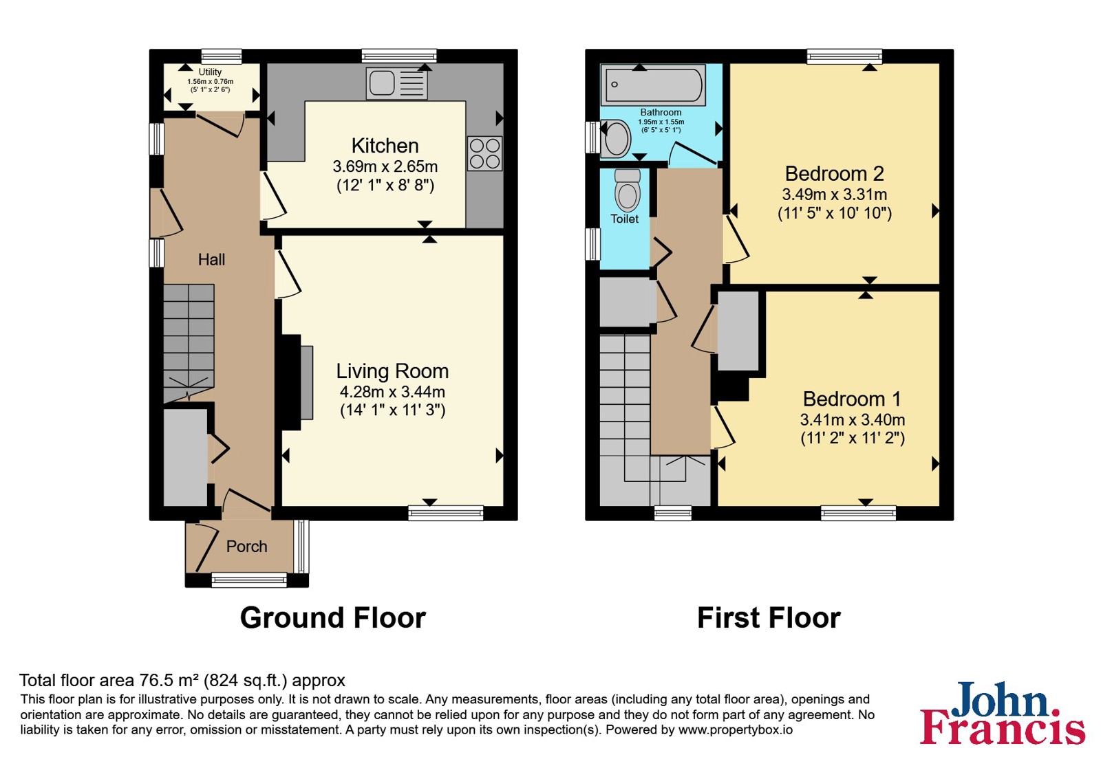 21, Glanyrafon, Newcastle Emlyn floorplan