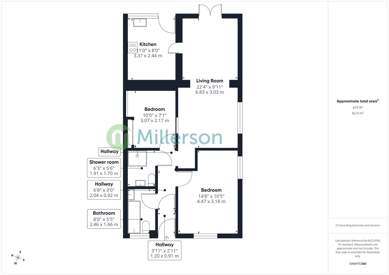 74, Polwithen Drive, St. Ives floorplan