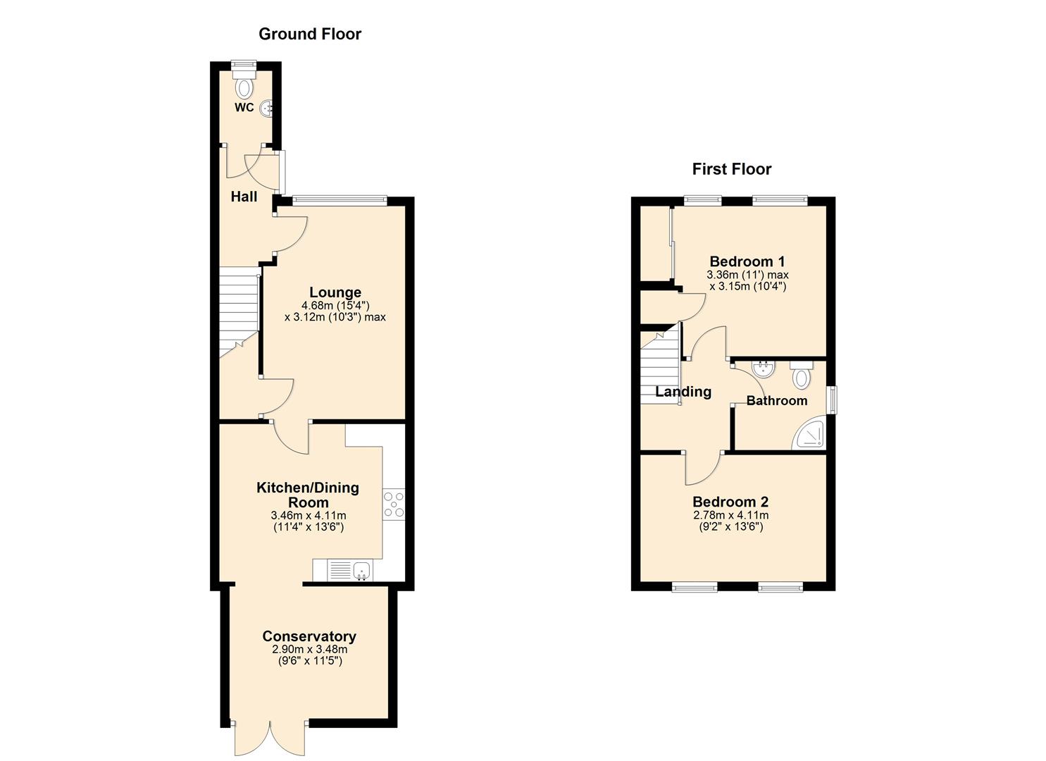 10, Camberwell Way, Hull floorplan