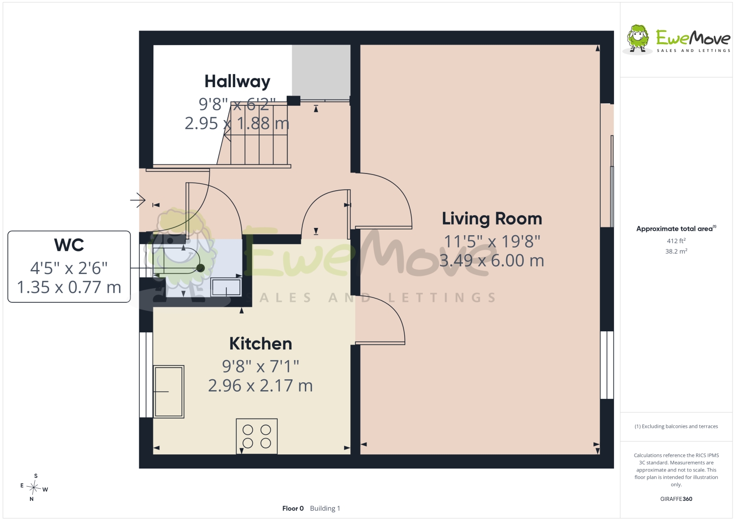 1, Broomhill Crescent, Northampton floorplan