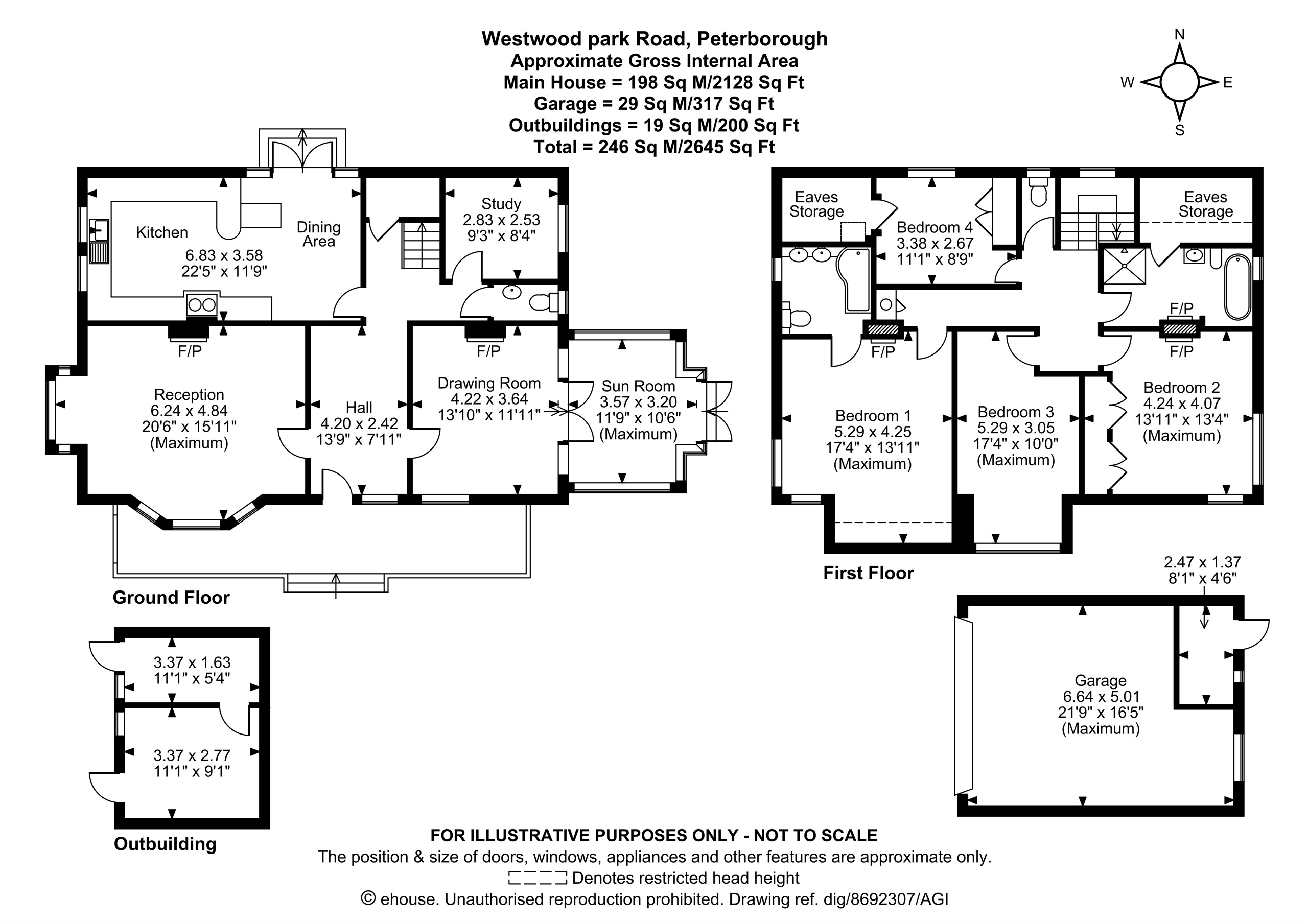 33, Westwood Park Road, Peterborough floorplan