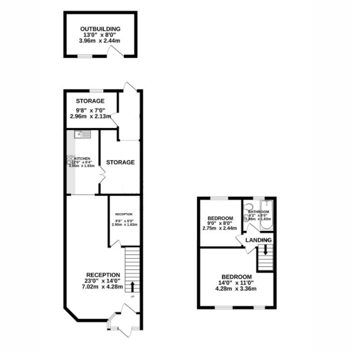 98, Dale Avenue, Edgware floorplan
