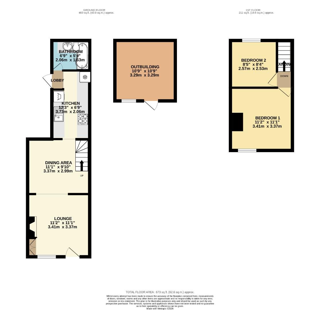 34, Rose Lane, Biggleswade floorplan