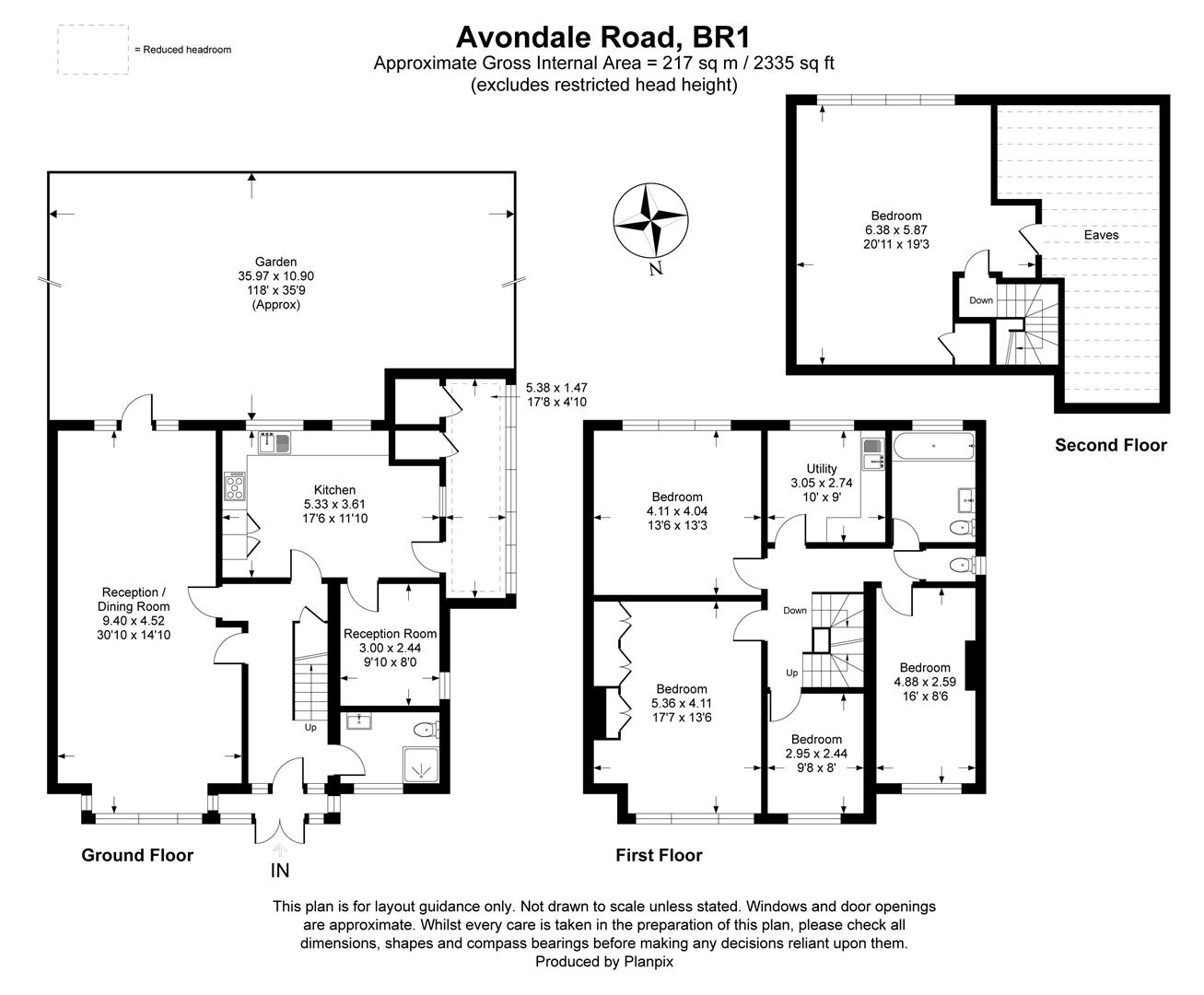 53, Avondale Road, Bromley floorplan