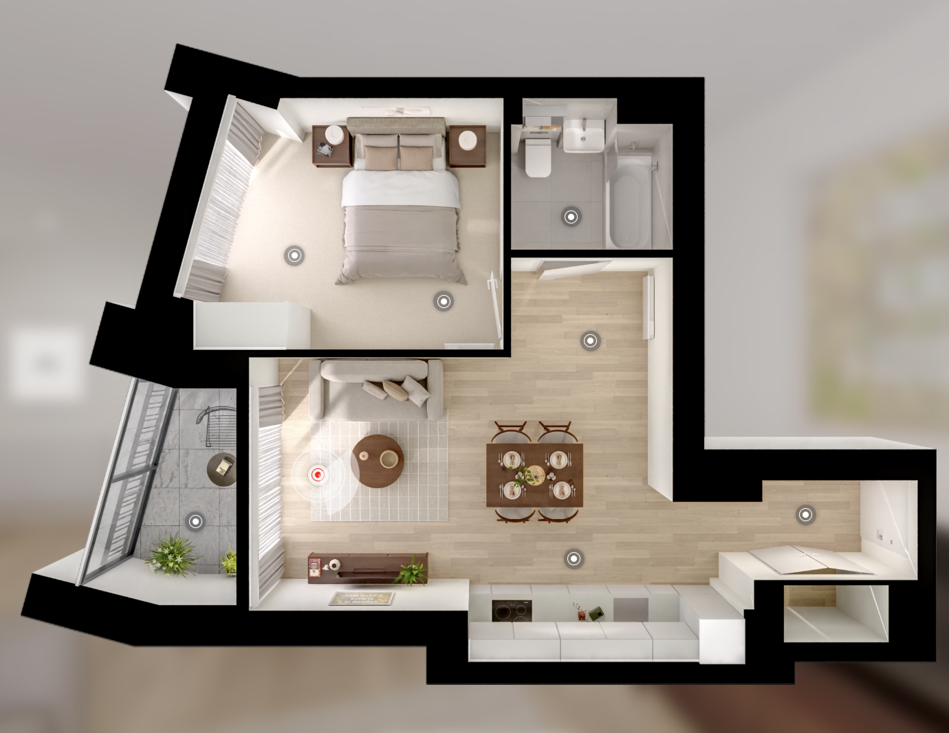 1 Apex Avenue, Apex Avenue, Nine Elms floorplan