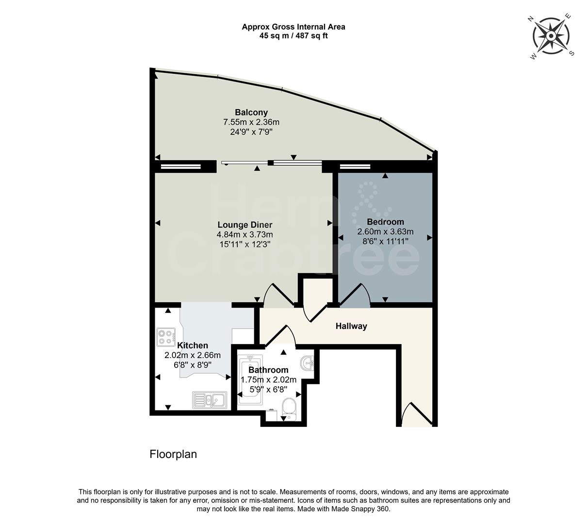 19, Sovereign Quay, Havannah Street, Cardiff floorplan