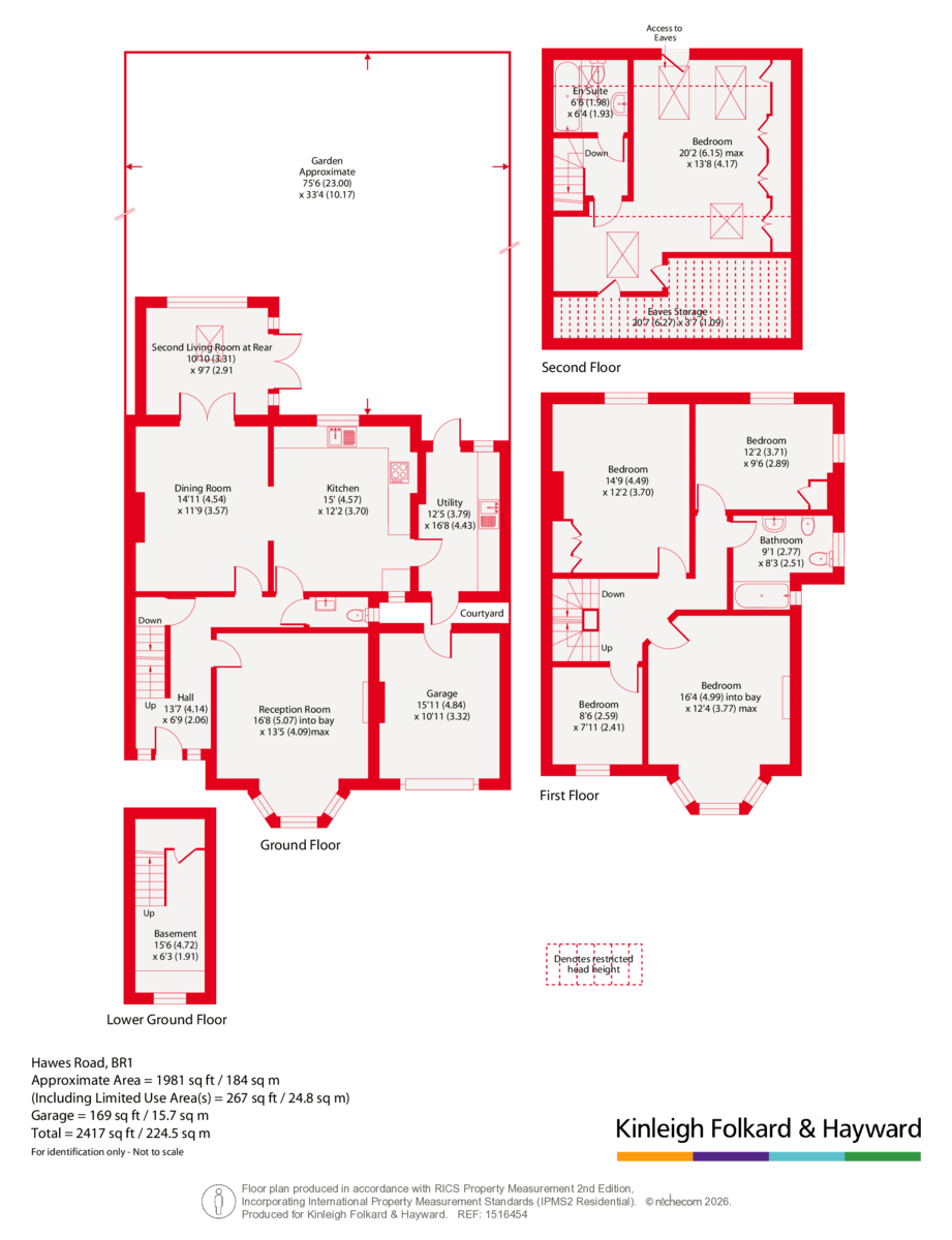 34, Hawes Road, Kent floorplan