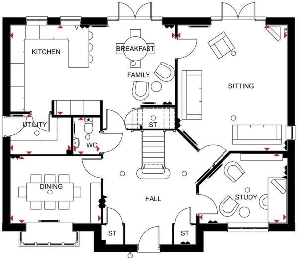 5 Bedrooms Detached house for sale in Waterford Crescent, Barlaston, Stoke-On-Trent ST12